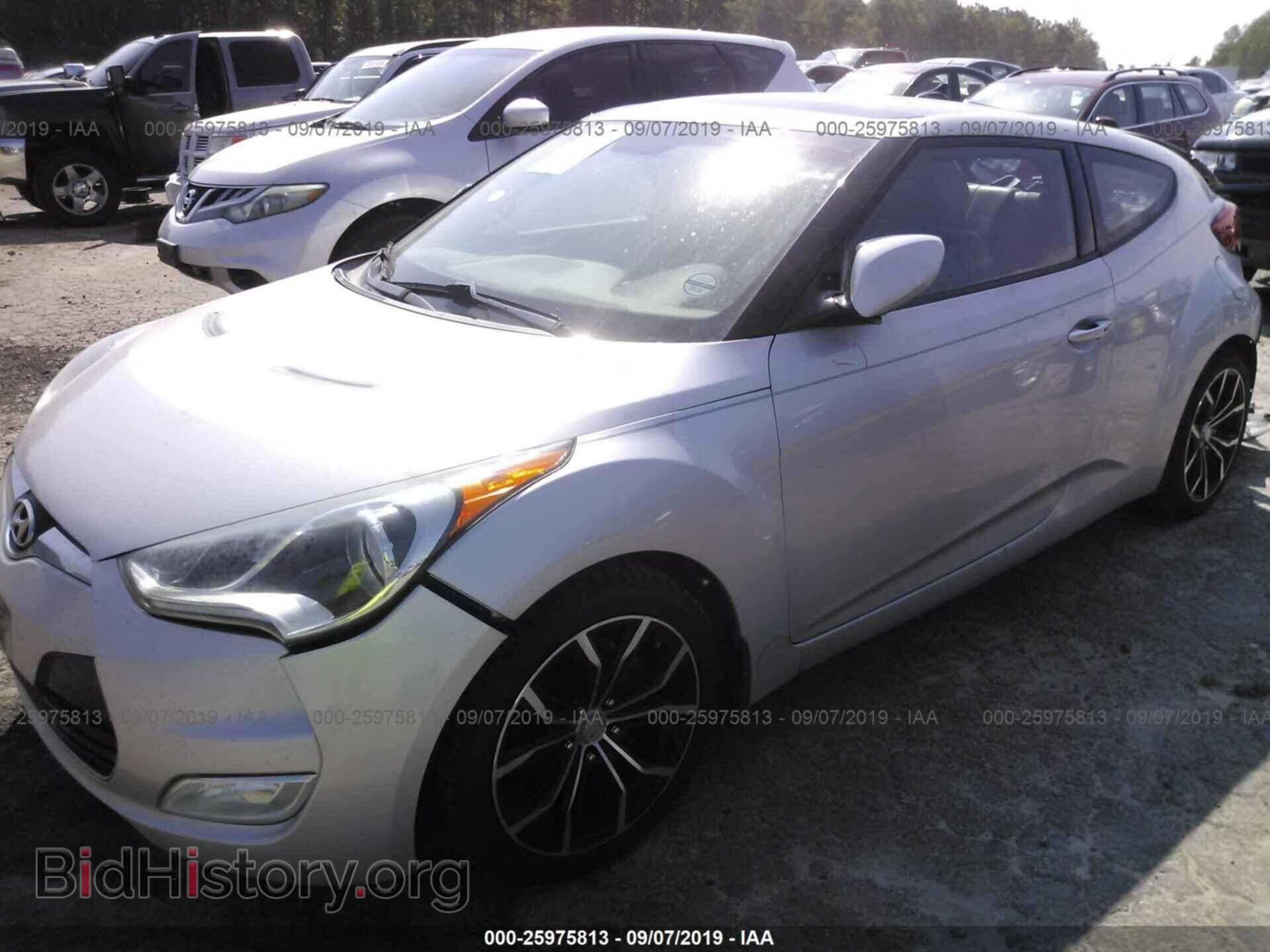 2012 HYUNDAI VELOSTER - VIN: KMHTC6AD0CU080045 - Фото 2