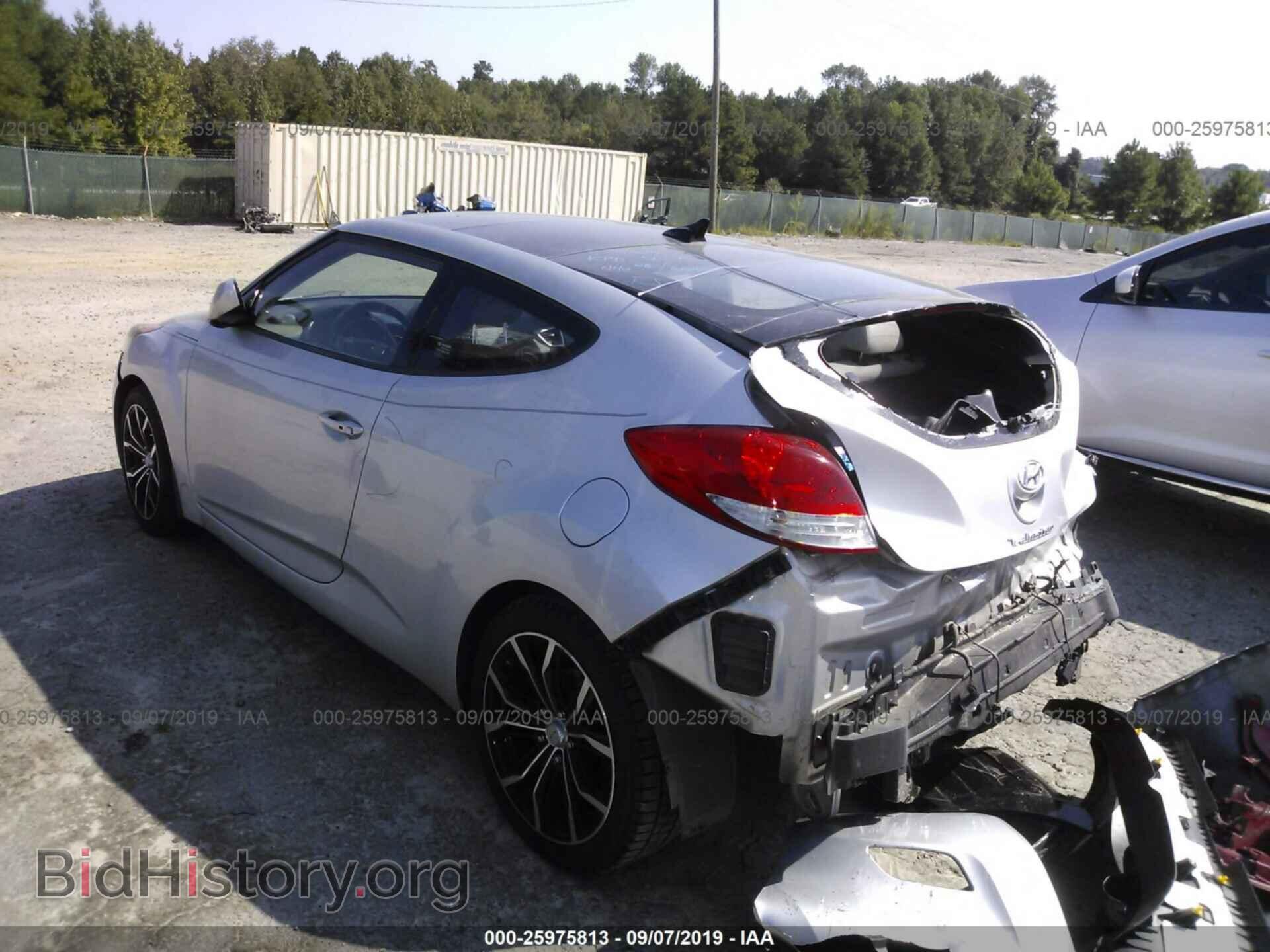 2012 HYUNDAI VELOSTER - VIN: KMHTC6AD0CU080045 - Фото 3