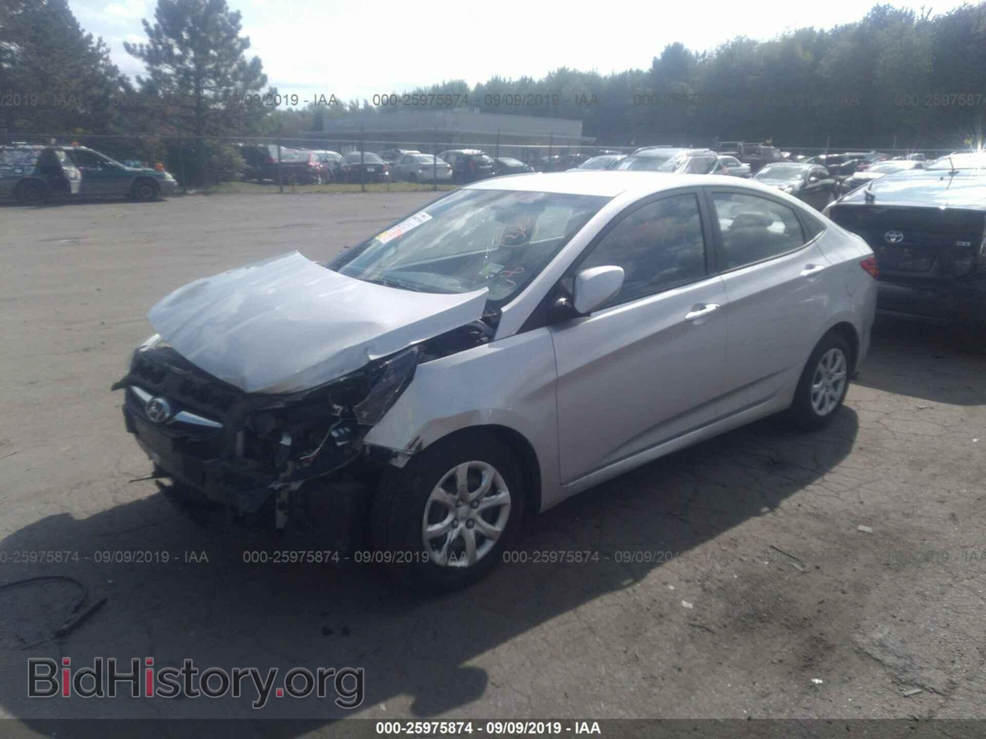 2013 HYUNDAI ACCENT - VIN: KMHCT4AE1DU569164 - Фото 2