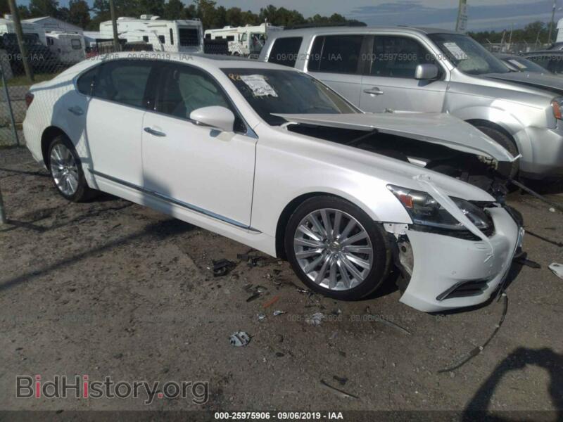 2015 Lexus LS 460l (VIN JTHDL5EF3F5007537) — фото 1 из 10, IAAI, повреждение: левая передняя часть