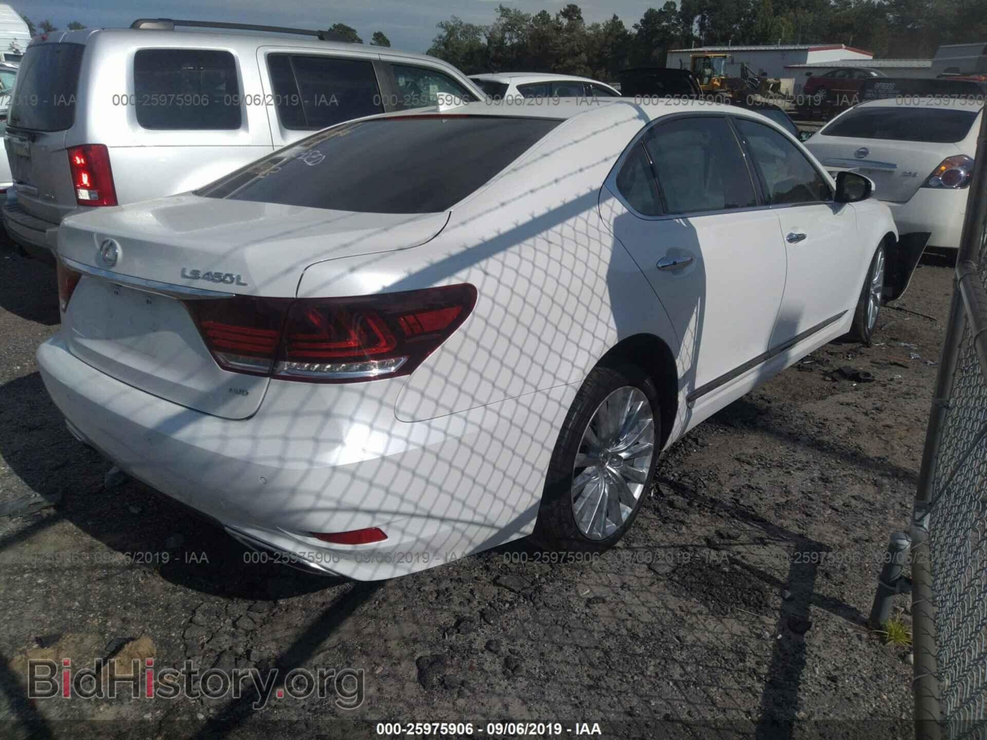 2015 LEXUS LS - VIN: JTHDL5EF3F5007537 - Фото 4