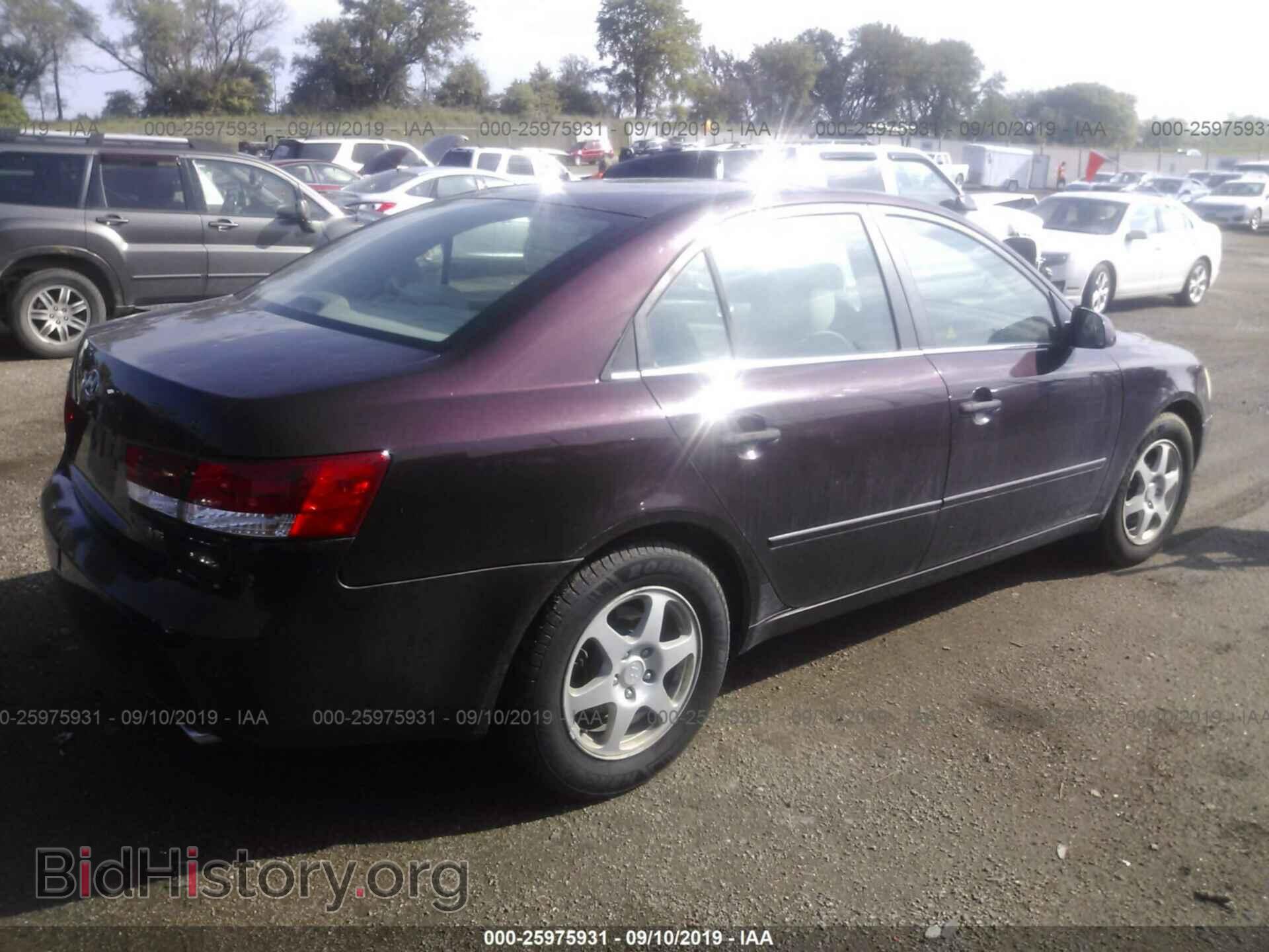 2006 HYUNDAI SONATA - VIN: 5NPEU46F16H093166 - Фото 4