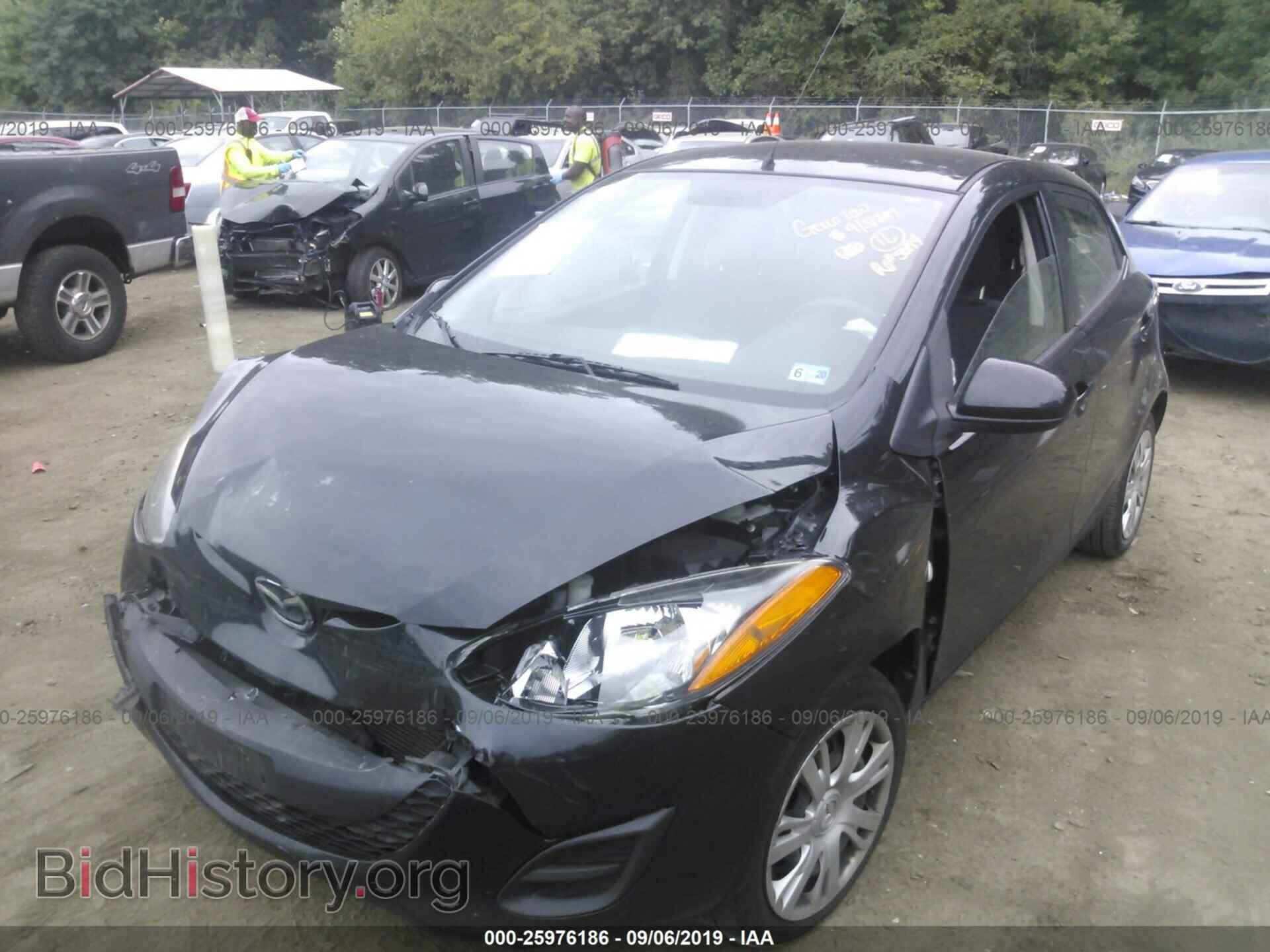 2014 MAZDA MAZDA2 - VIN: JM1DE1KZ0E0181502 - Фото 2