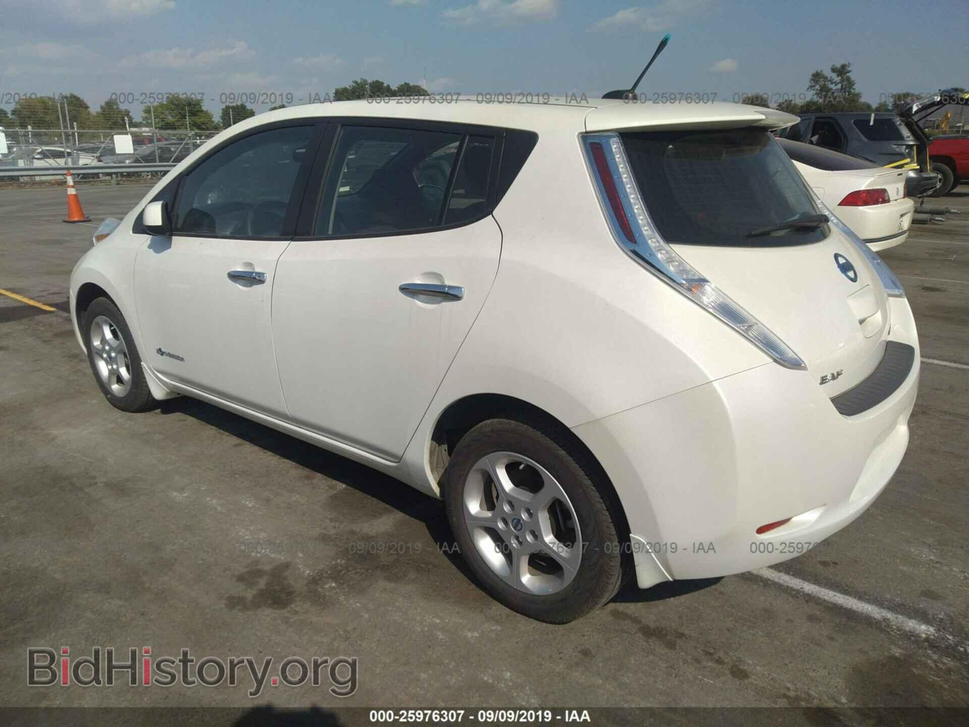 2013 NISSAN LEAF - VIN: 1N4AZ0CP6DC414087 - Фото 3