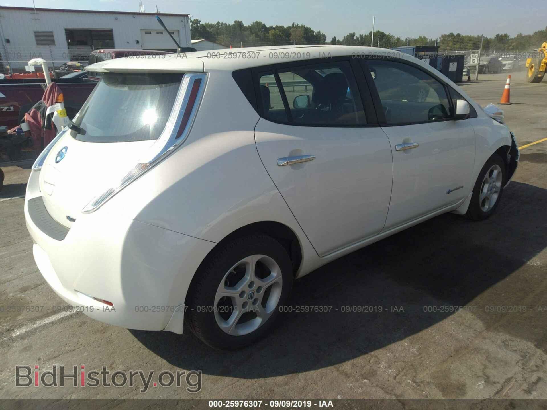 2013 NISSAN LEAF - VIN: 1N4AZ0CP6DC414087 - Фото 4
