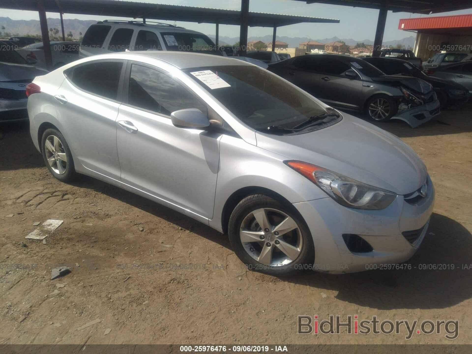 Photo 5NPDH4AEXCH115174 - HYUNDAI ELANTRA 2012