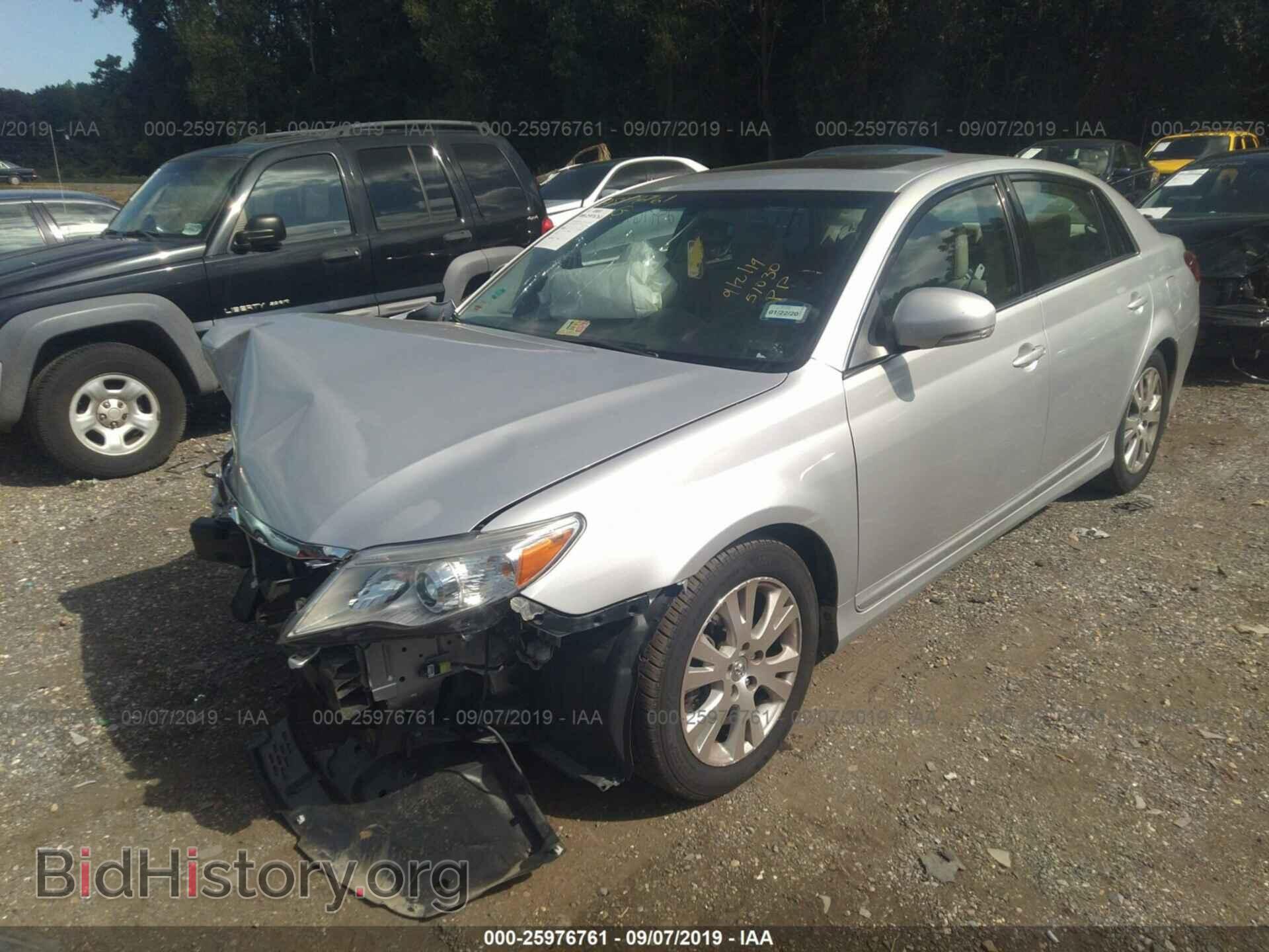 2011 TOYOTA AVALON - VIN: 4T1BK3DB3BU377882 - Фото 2