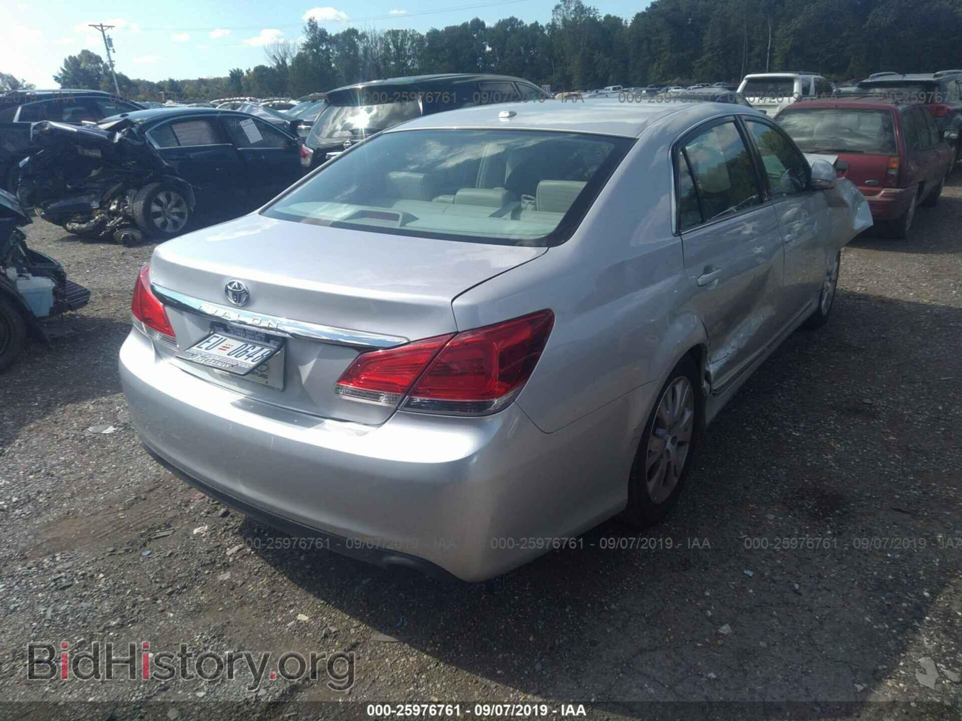 2011 TOYOTA AVALON - VIN: 4T1BK3DB3BU377882 - Фото 4