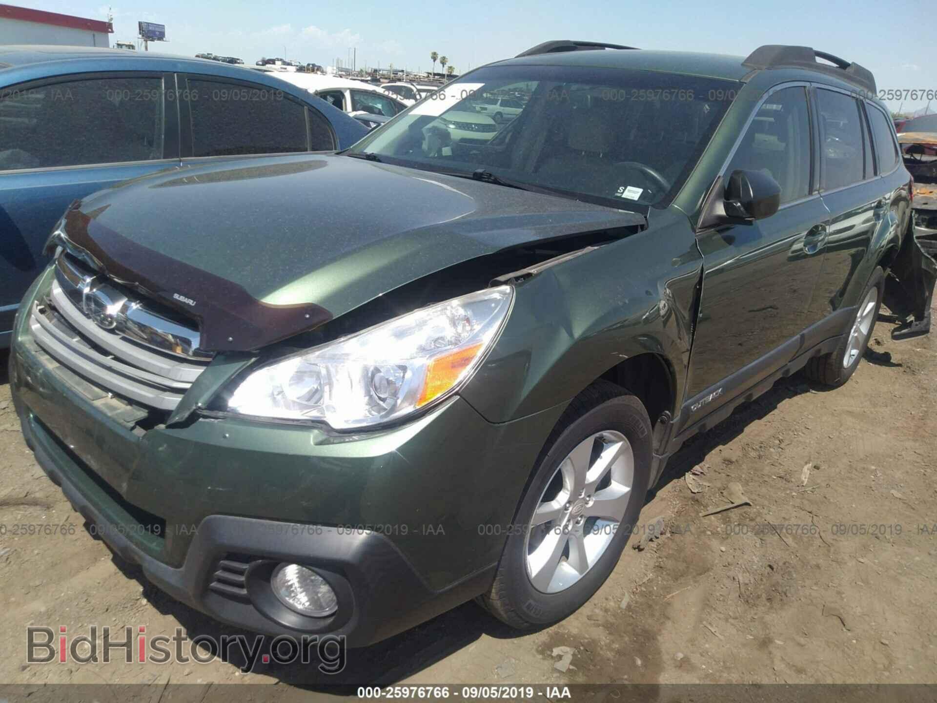 2014 SUBARU OUTBACK - VIN: 4S4BRBAC7E3303958 - Фото 2