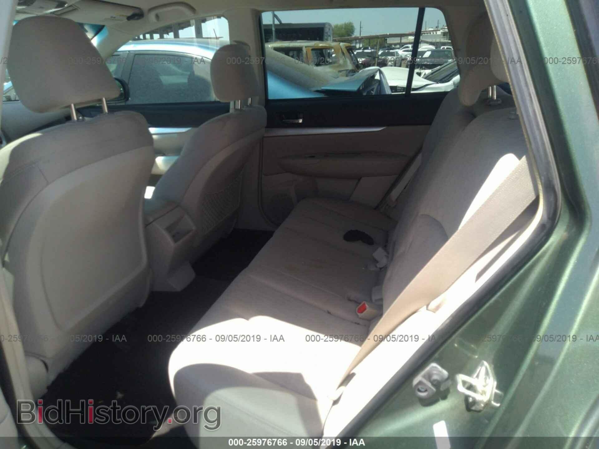 2014 SUBARU OUTBACK - VIN: 4S4BRBAC7E3303958 - Фото 8