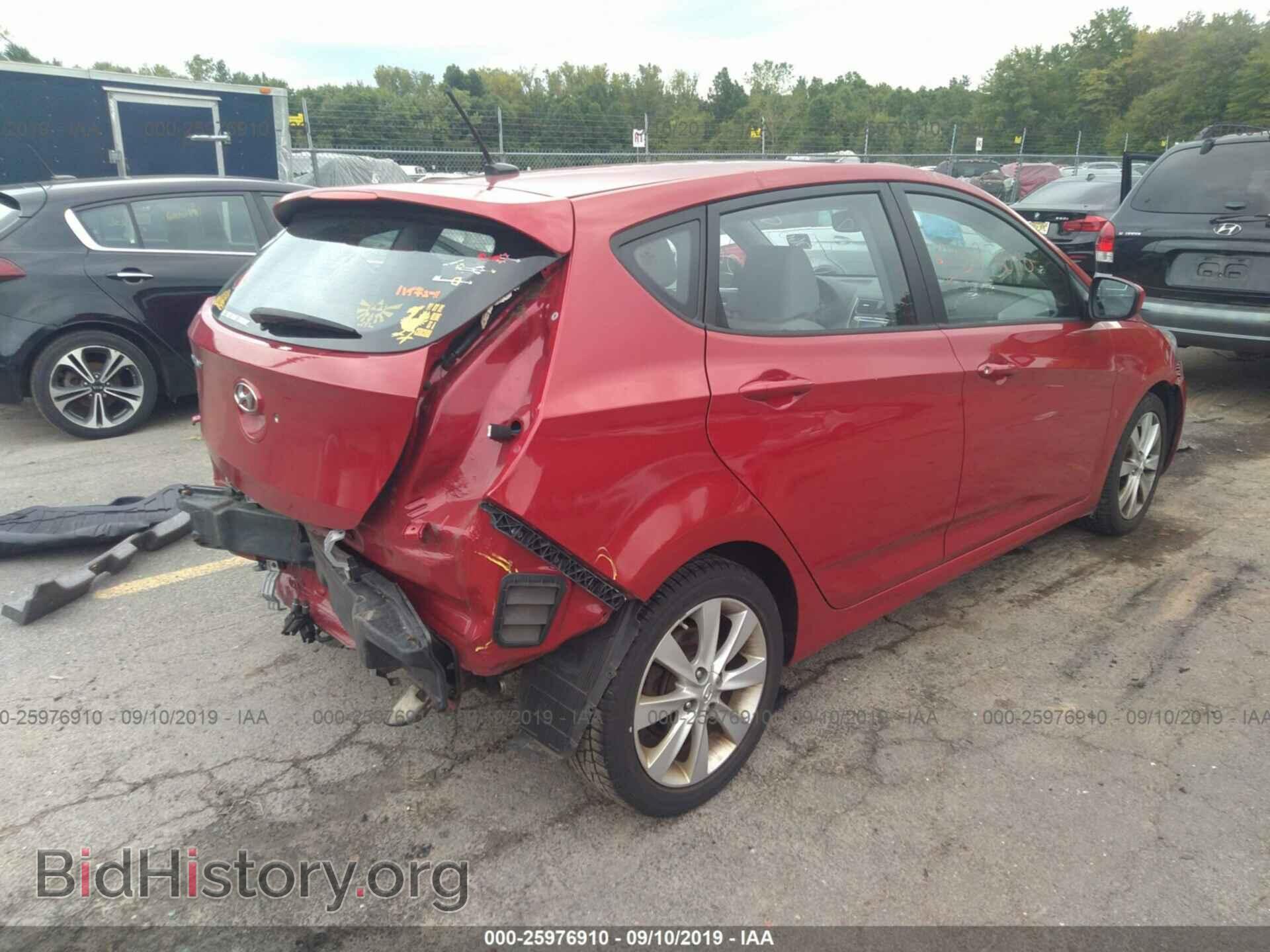 2012 HYUNDAI ACCENT - VIN: KMHCU5AE3CU041417 - Фото 4