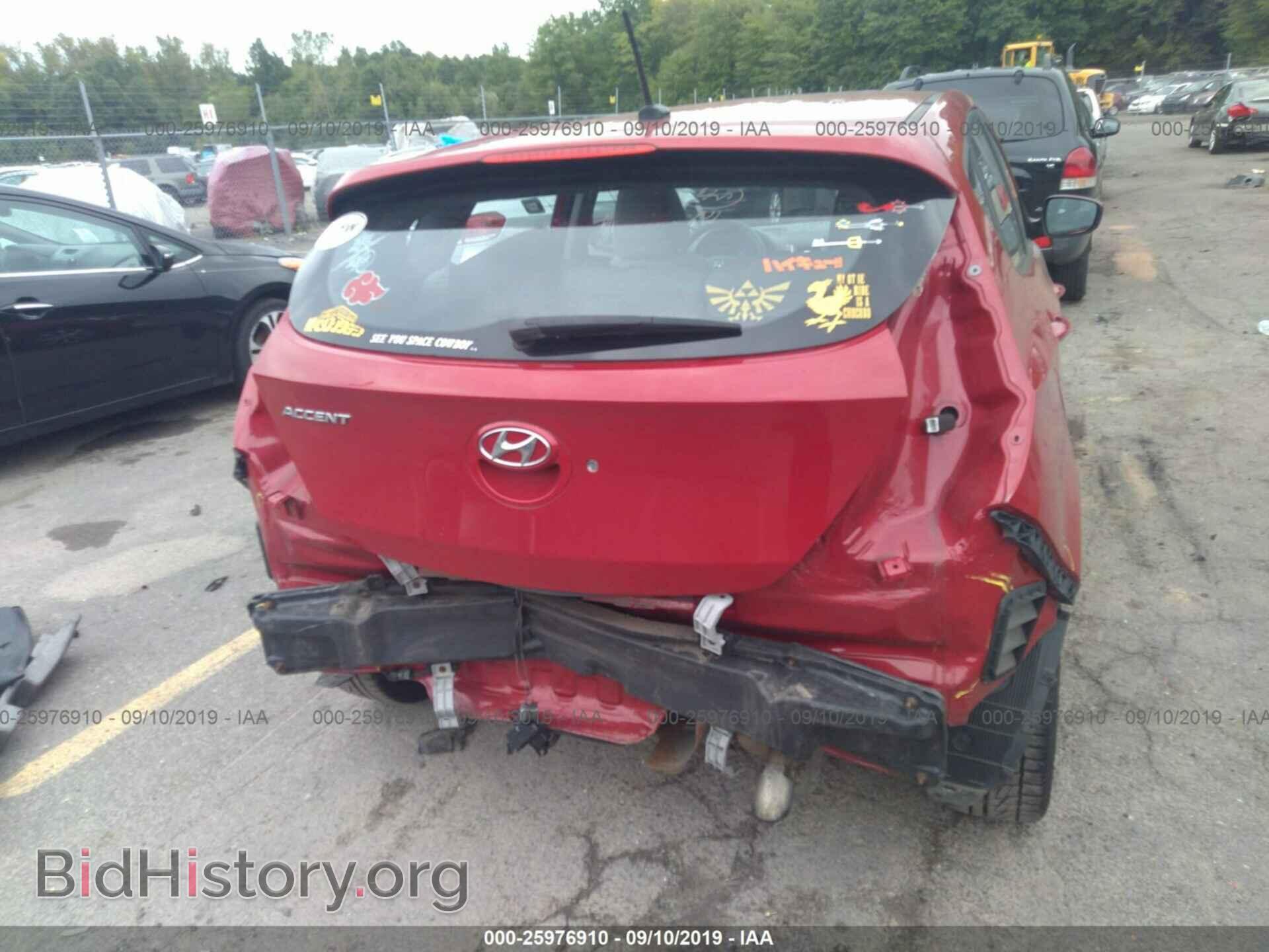 2012 HYUNDAI ACCENT - VIN: KMHCU5AE3CU041417 - Фото 6