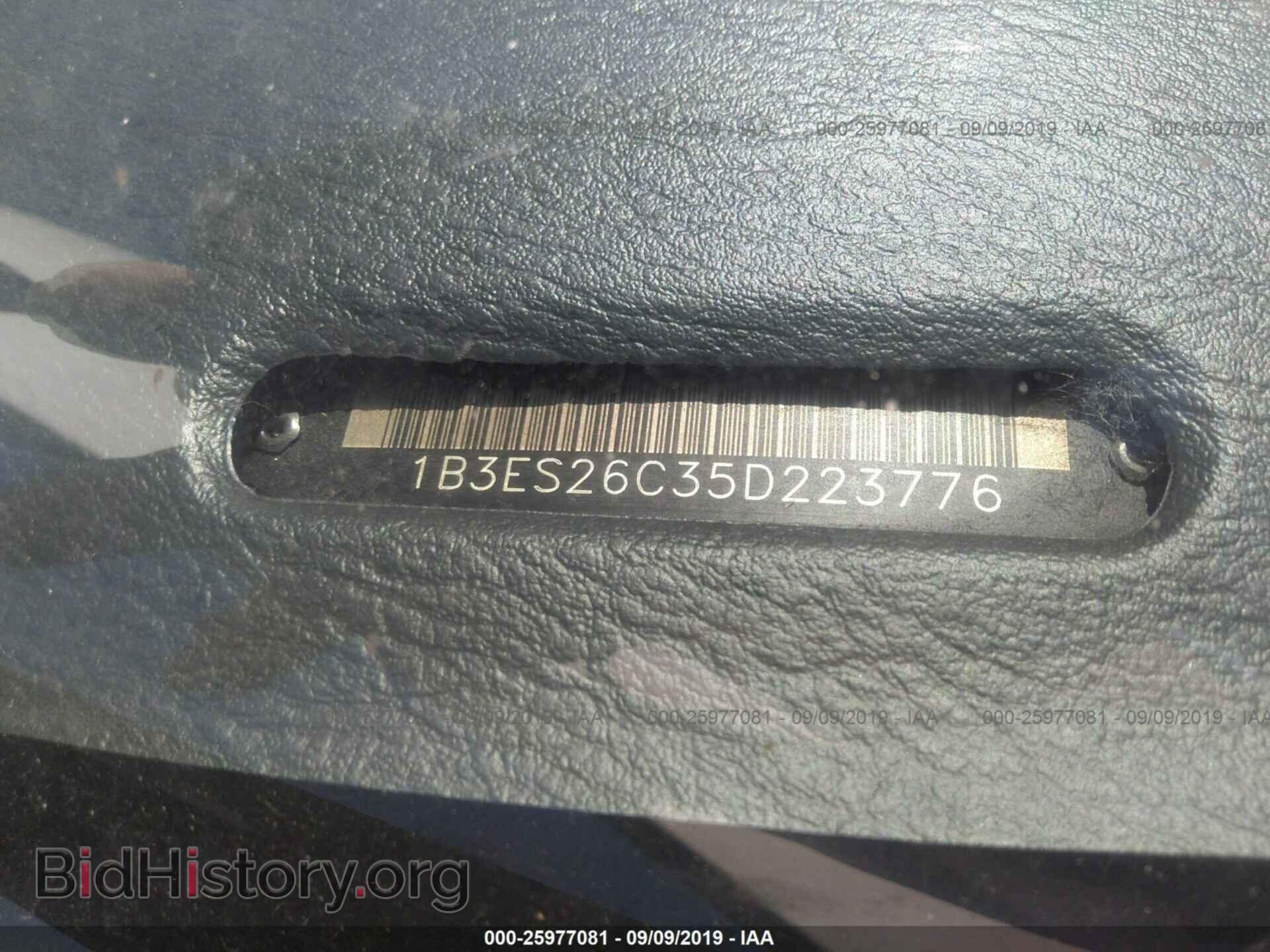2005 DODGE NEON - VIN: 1B3ES26C35D223776 - Фото 9