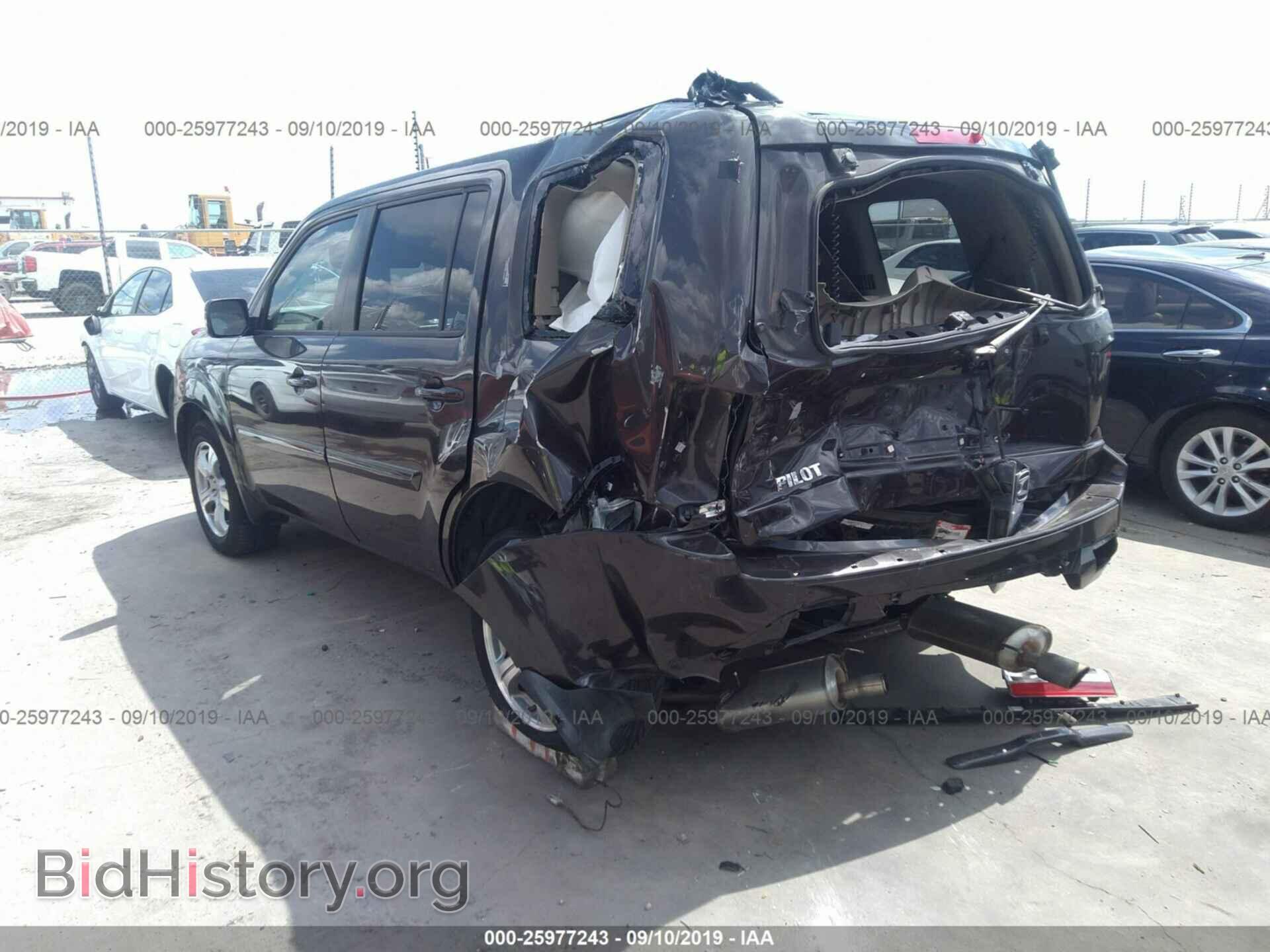 2013 HONDA PILOT - VIN: 5FNYF3H52DB031969 - Фото 3