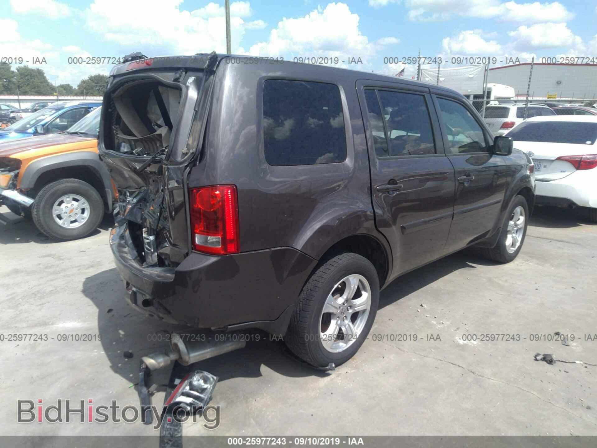 2013 HONDA PILOT - VIN: 5FNYF3H52DB031969 - Фото 4
