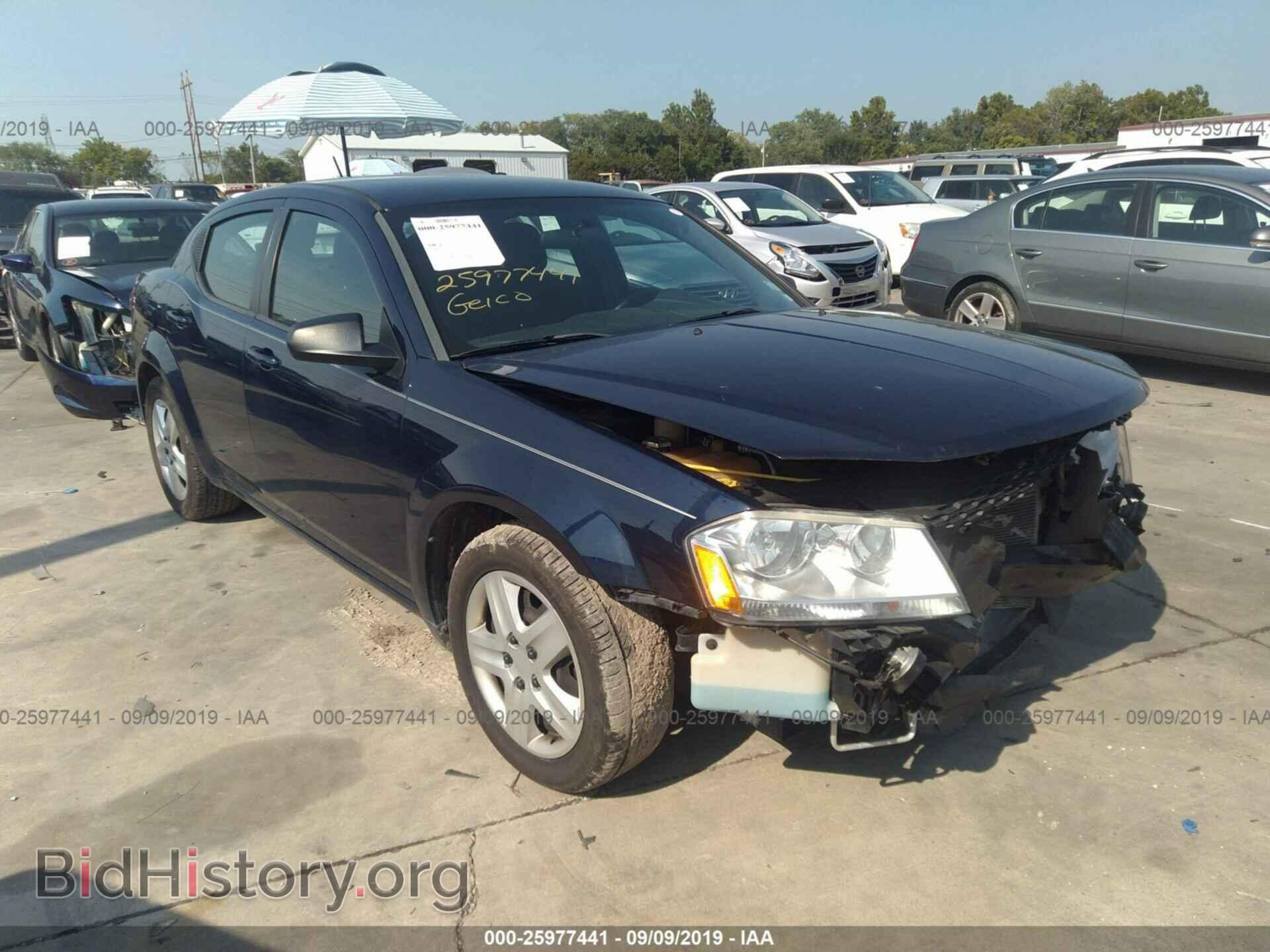 Фотография 1C3CDZAG8DN768632 - DODGE AVENGER 2013