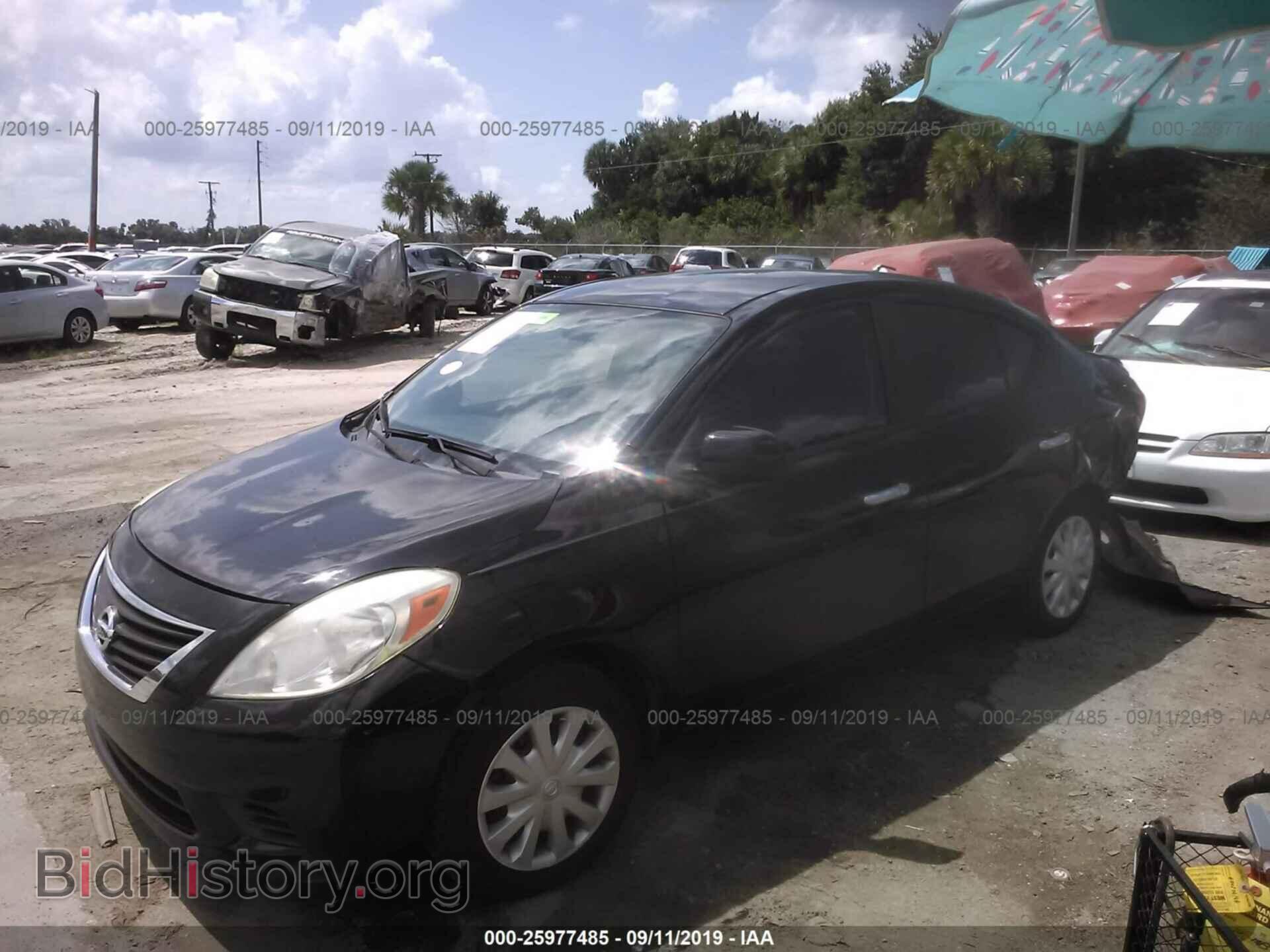 2012 NISSAN VERSA - VIN: 3N1CN7AP3CL817895 - Фото 2