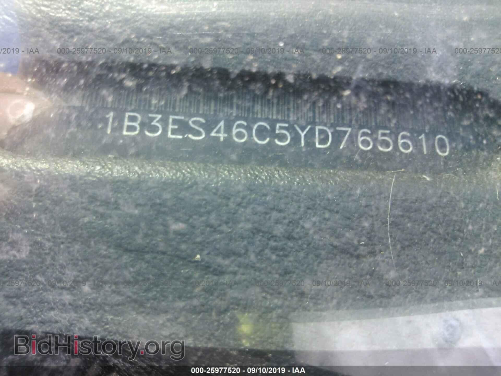 2000 DODGE NEON - VIN: 1B3ES46C5YD765610 - Фото 9