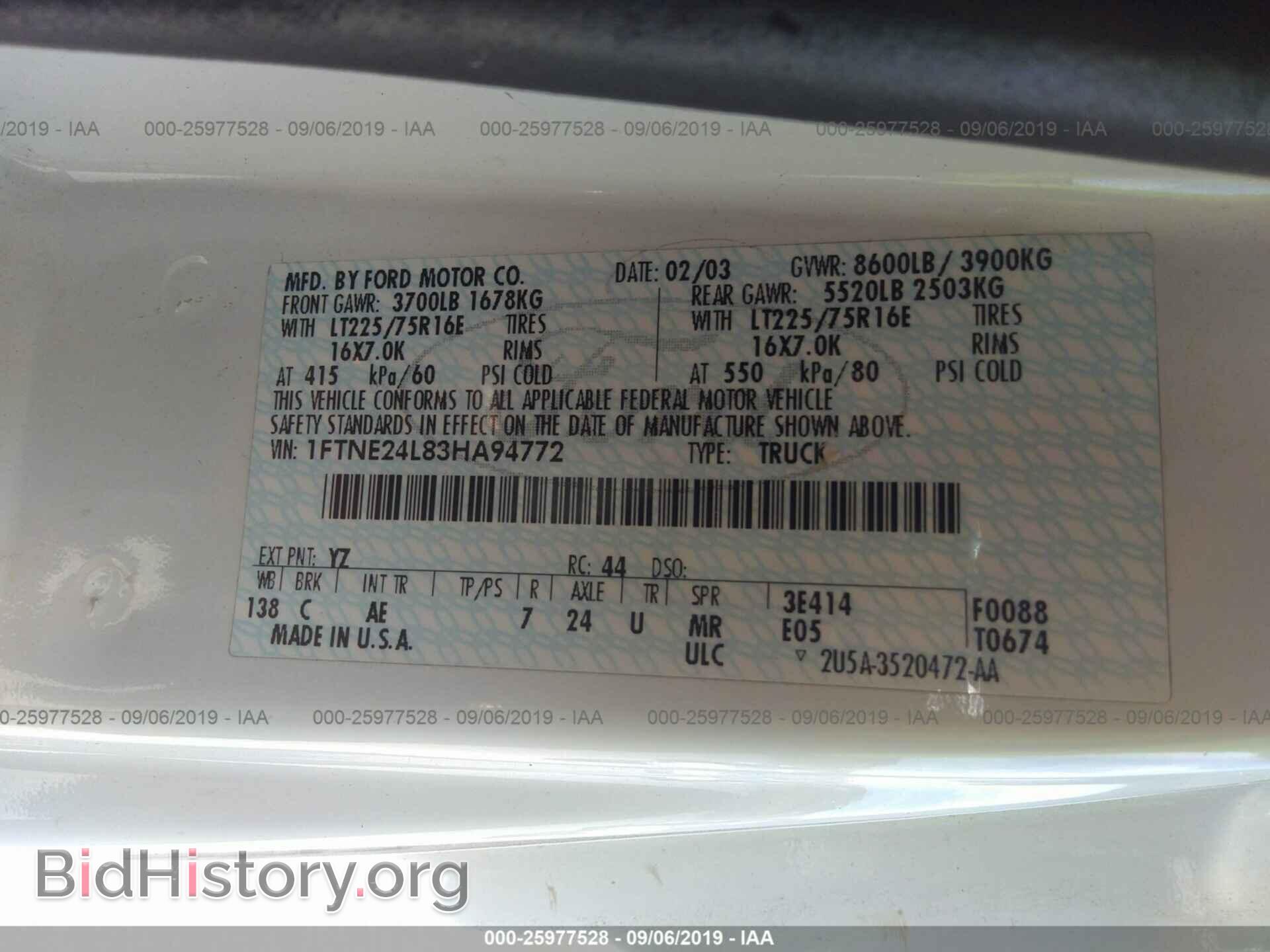 2003 Ford Econoline - VIN: 1FTNE24L83HA94772 - Photo 9