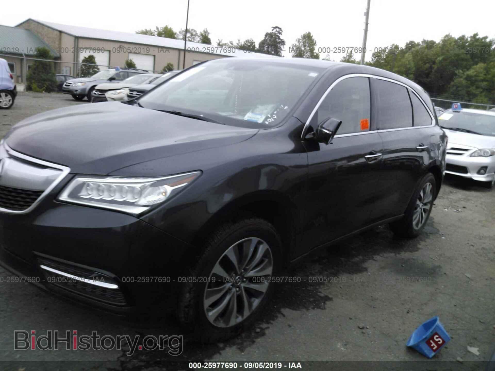 2014 ACURA MDX - VIN: 5FRYD4H44EB012553 - Photo 2