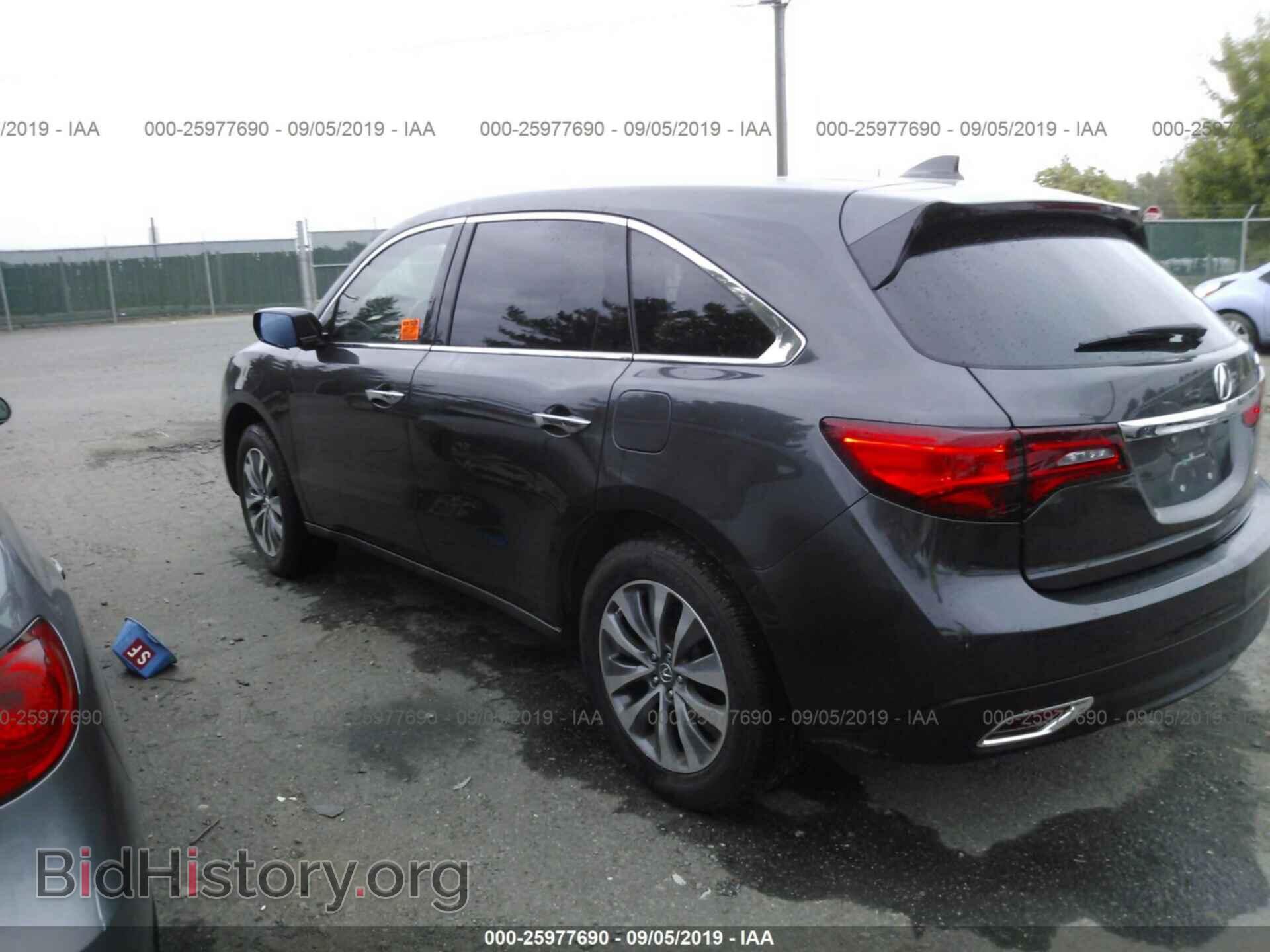 2014 ACURA MDX - VIN: 5FRYD4H44EB012553 - Photo 3