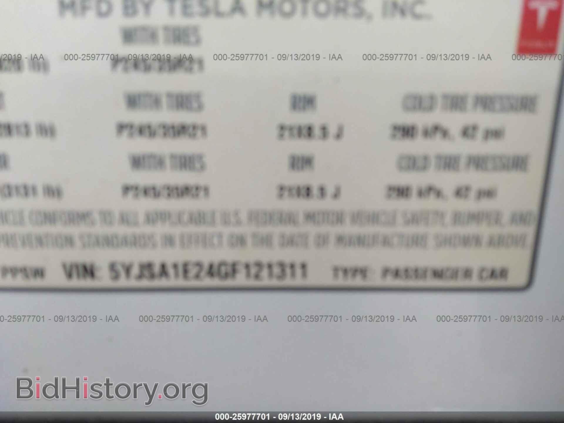 2016 TESLA MODEL S - VIN: 5YJSA1E24GF121311 - Photo 9
