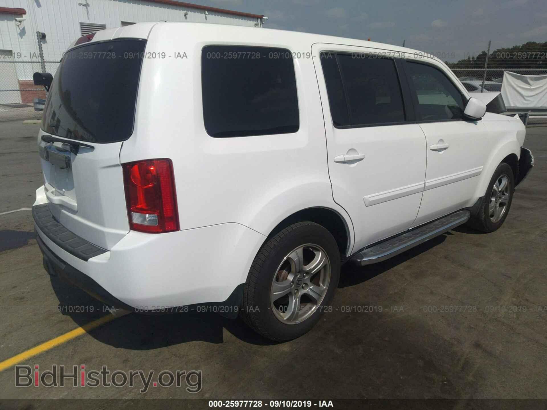 2012 HONDA PILOT - VIN: 5FNYF3H62CB020249 - Фото 4