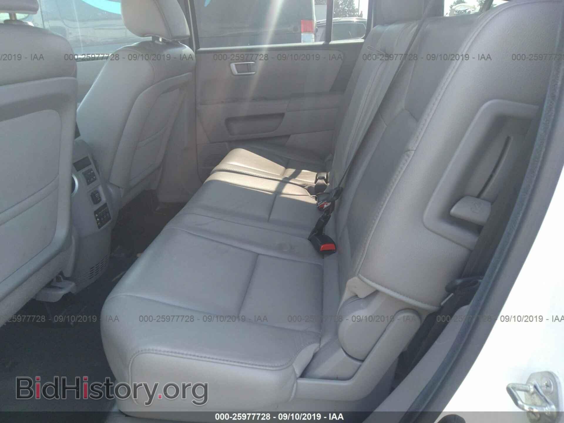 2012 HONDA PILOT - VIN: 5FNYF3H62CB020249 - Фото 8