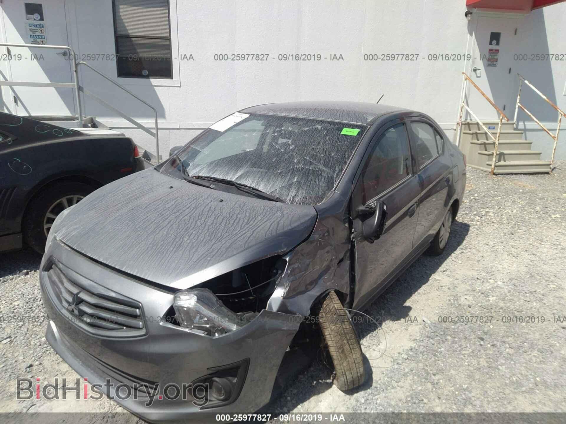 2019 MITSUBISHI MIRAGE - VIN: ML32F3FJ1KHF09730 - Фото 2