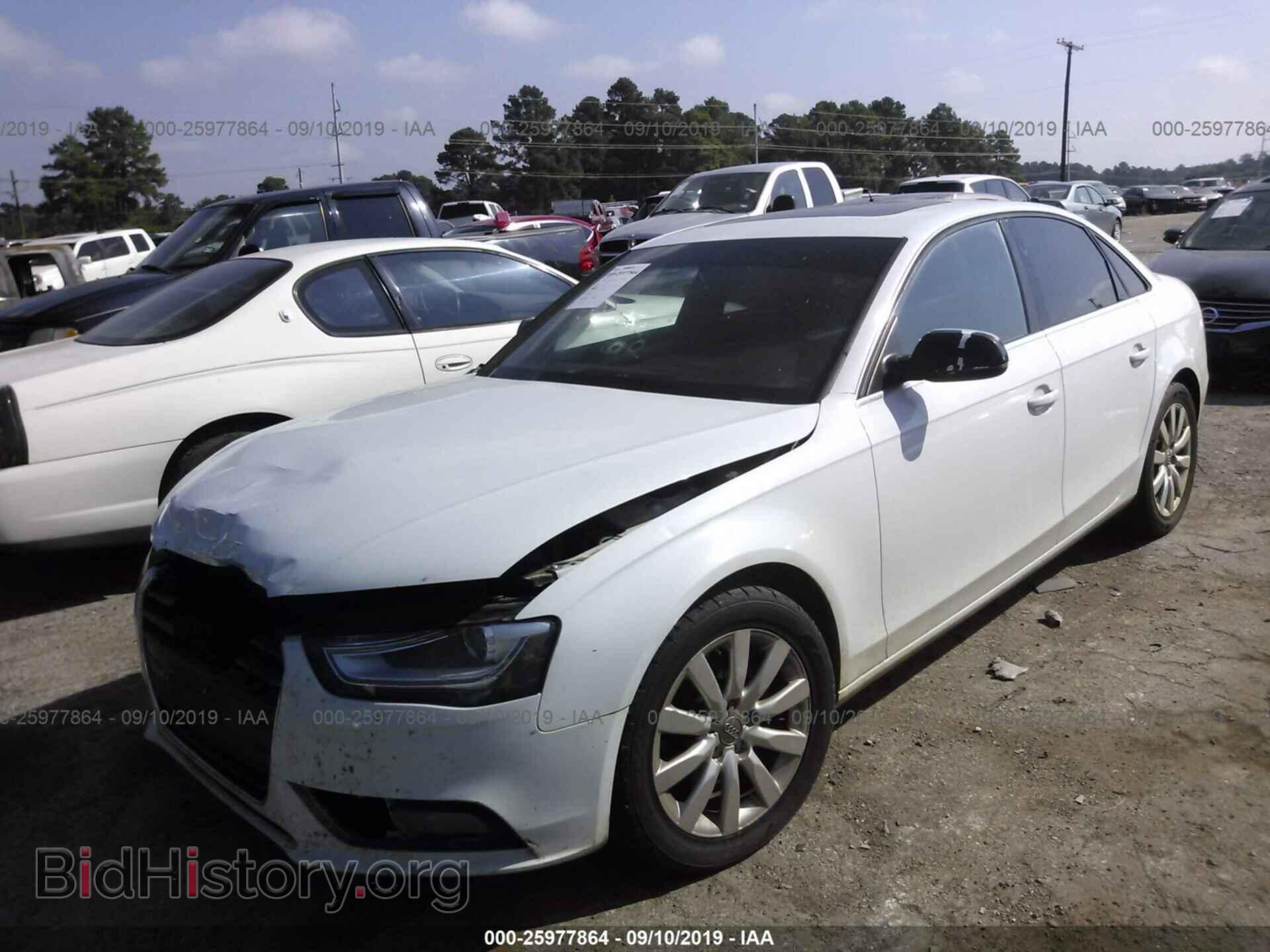 2013 AUDI A4 - VIN: WAUAFAFL6DN032709 - Photo 2