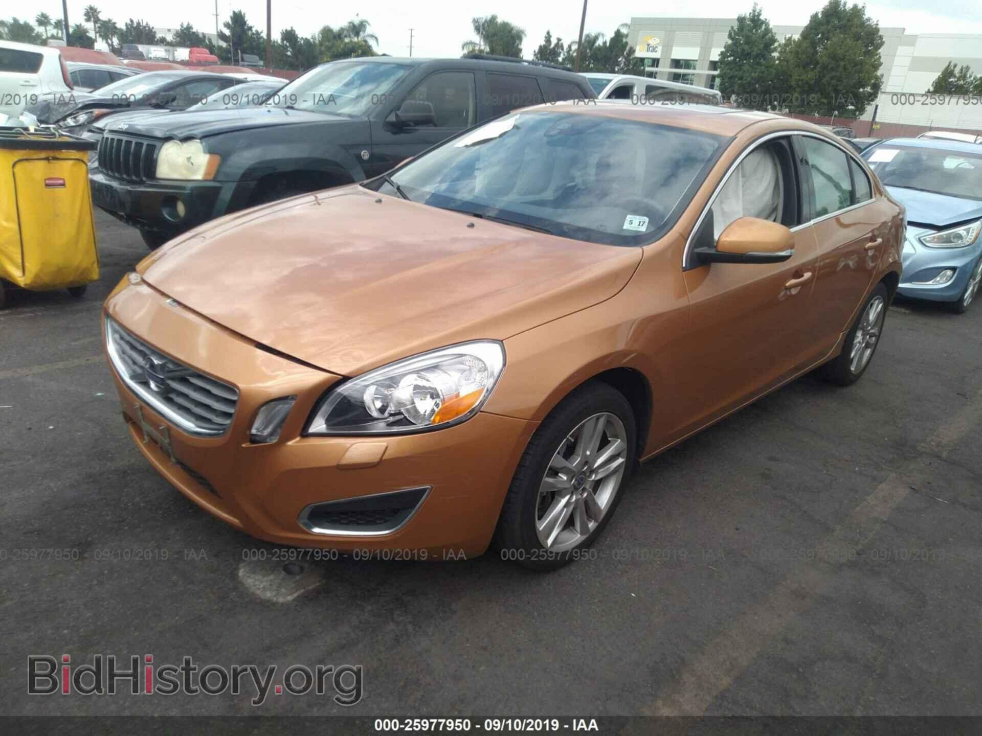 2012 VOLVO S60 - VIN: YV1622FS3C2135341 - Фото 2
