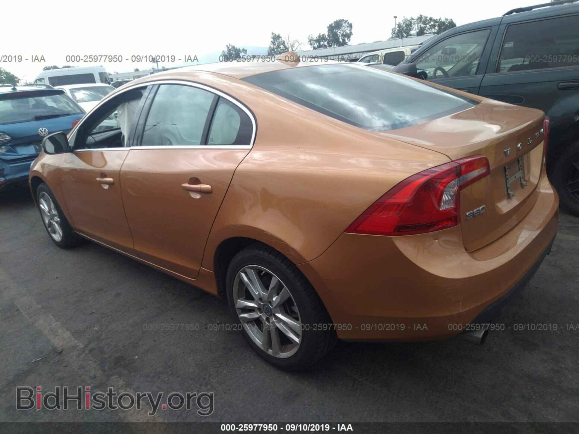 2012 VOLVO S60 - VIN: YV1622FS3C2135341 - Фото 3
