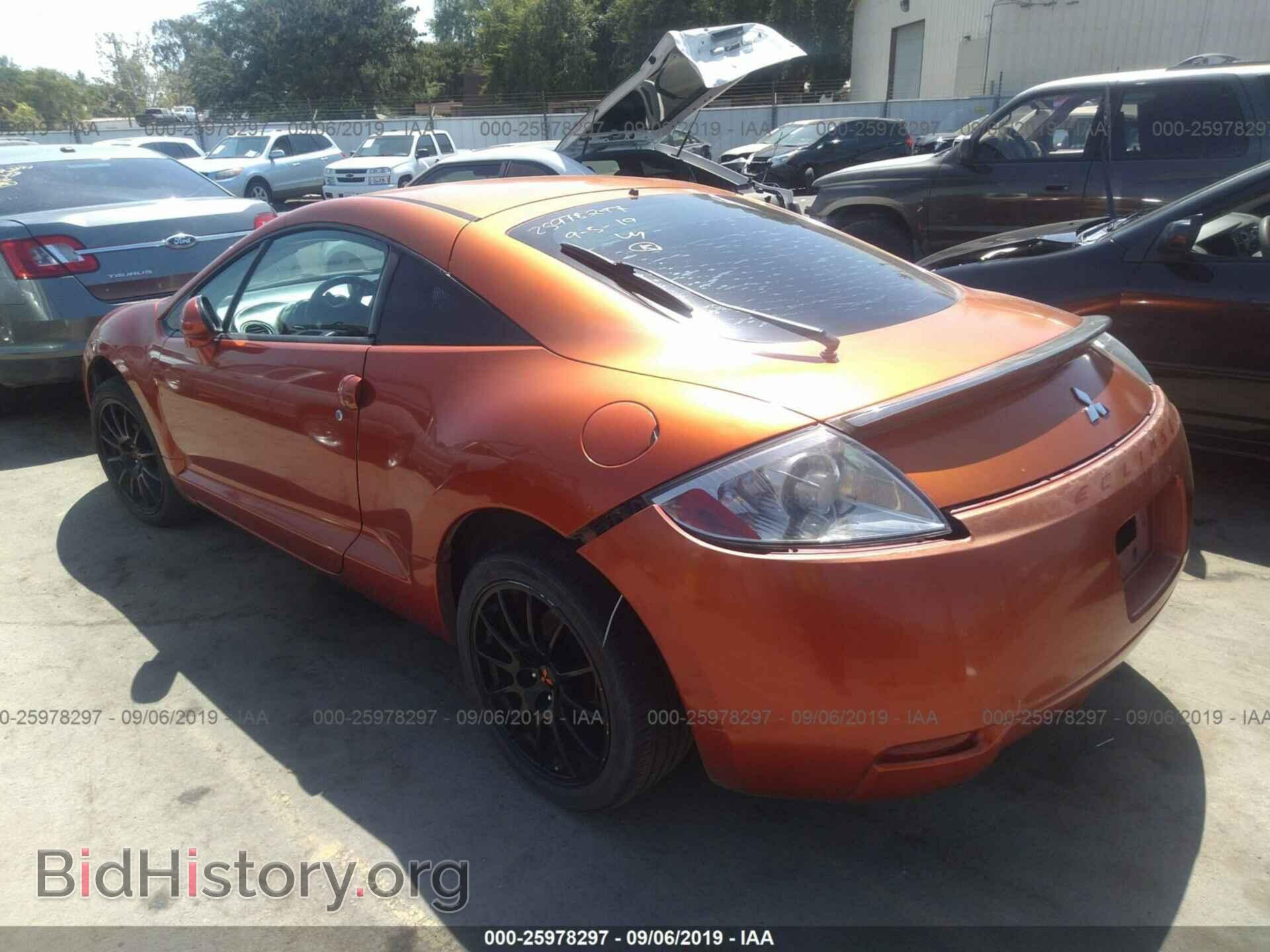 2007 MITSUBISHI ECLIPSE - VIN: 4A3AK34T07E014091 - Фото 3