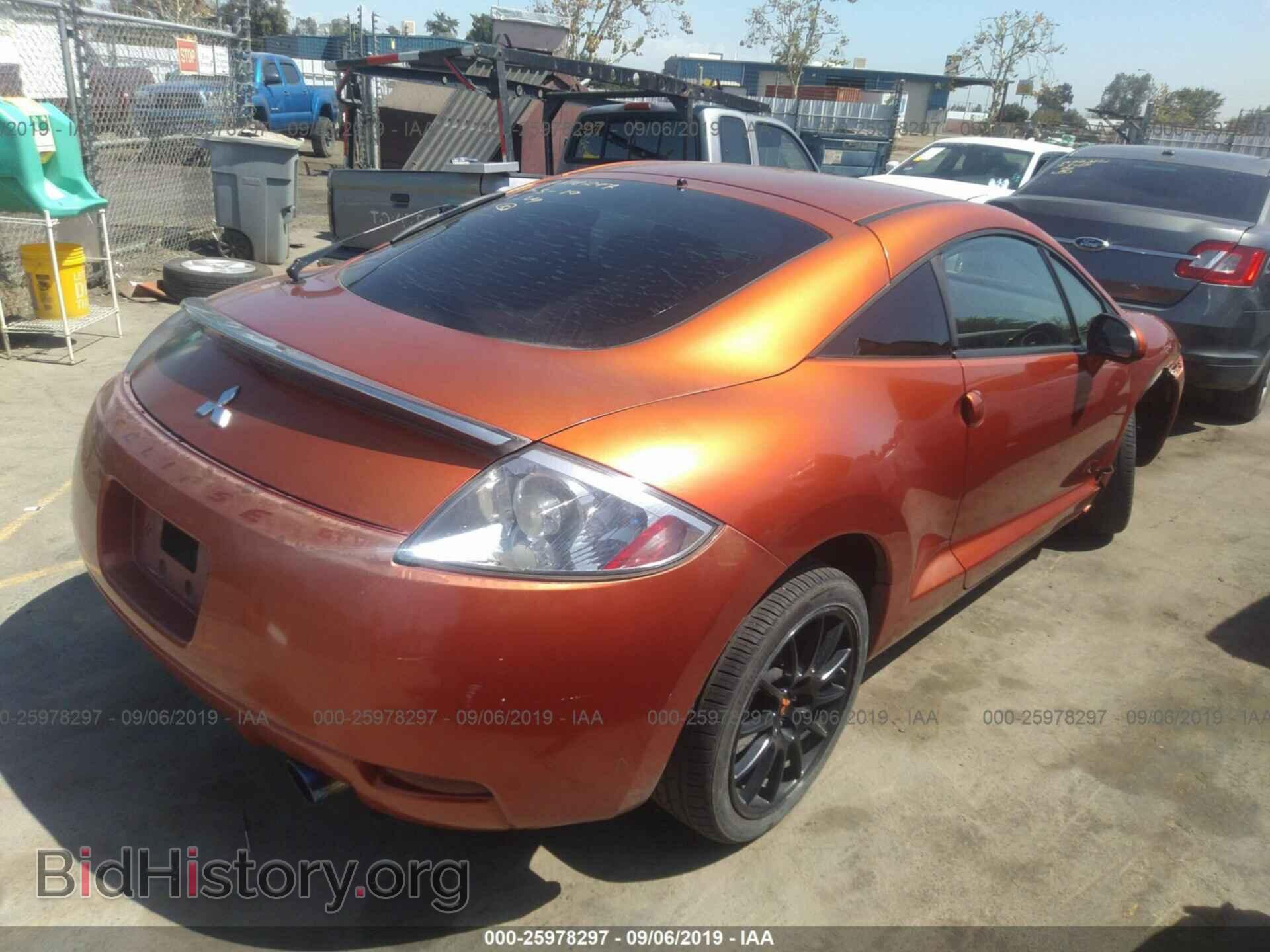2007 MITSUBISHI ECLIPSE - VIN: 4A3AK34T07E014091 - Фото 4