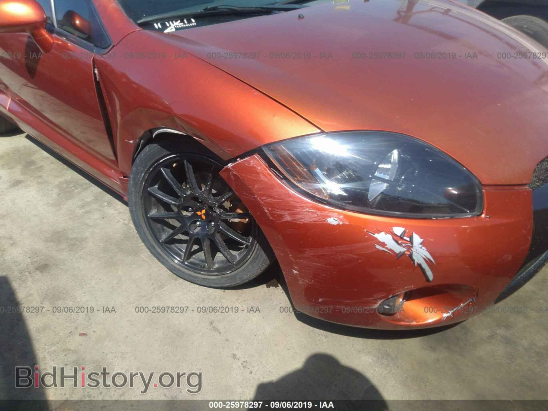 2007 MITSUBISHI ECLIPSE - VIN: 4A3AK34T07E014091 - Фото 6