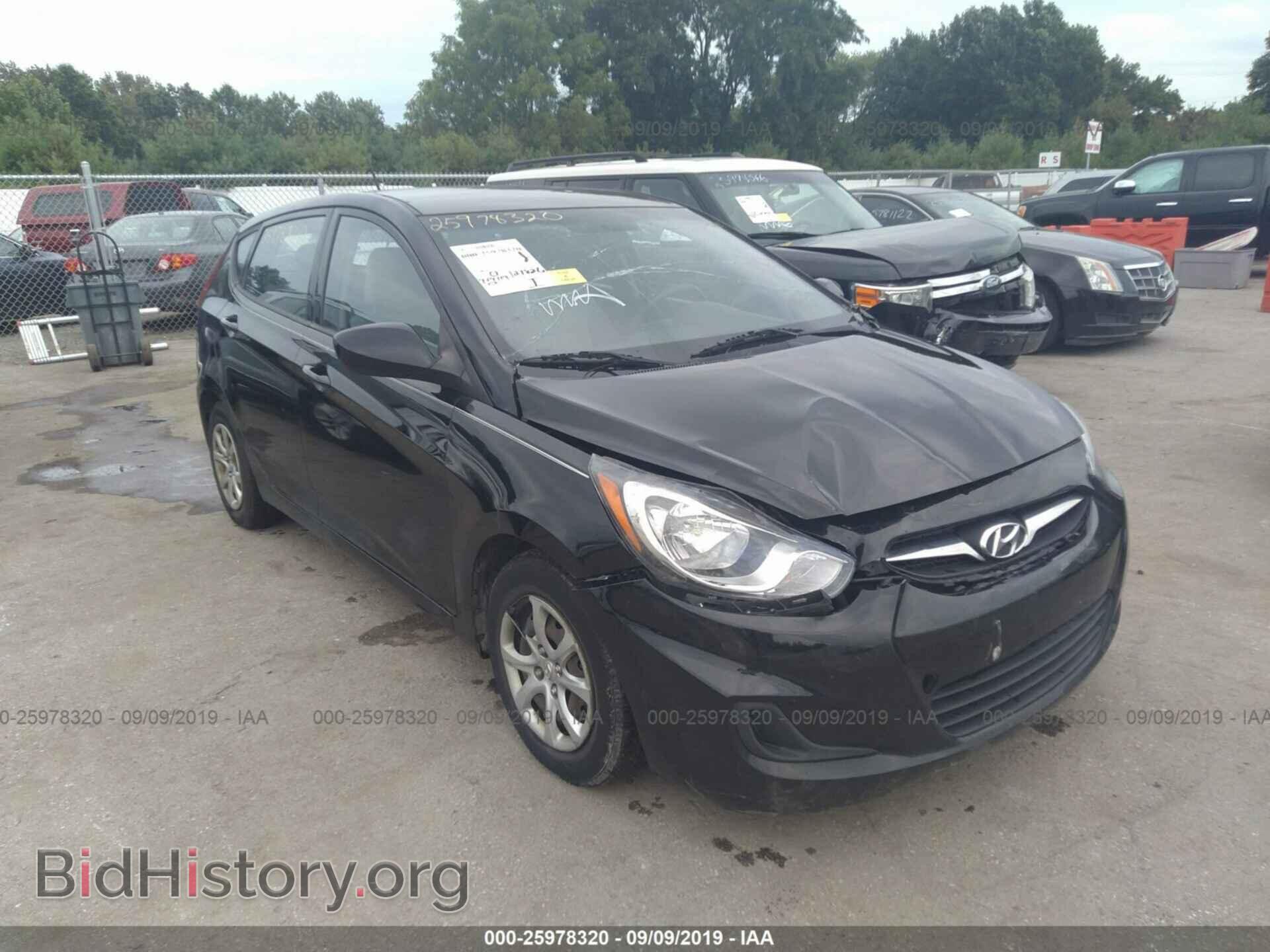 Photo KMHCT5AE3CU014902 - HYUNDAI ACCENT 2012