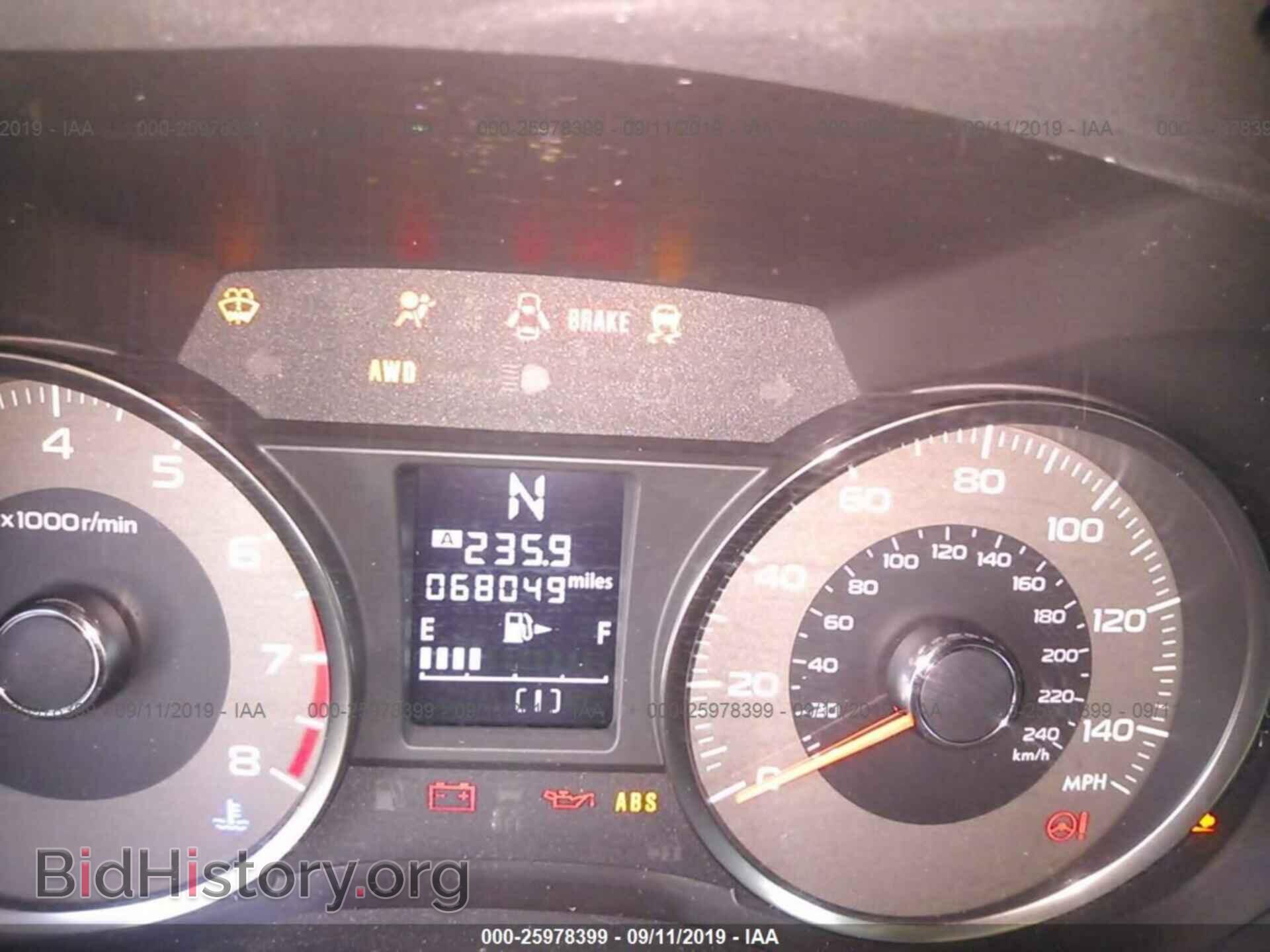 2014 SUBARU FORESTER - VIN: JF2SJGDC0EH501497 - Фото 7