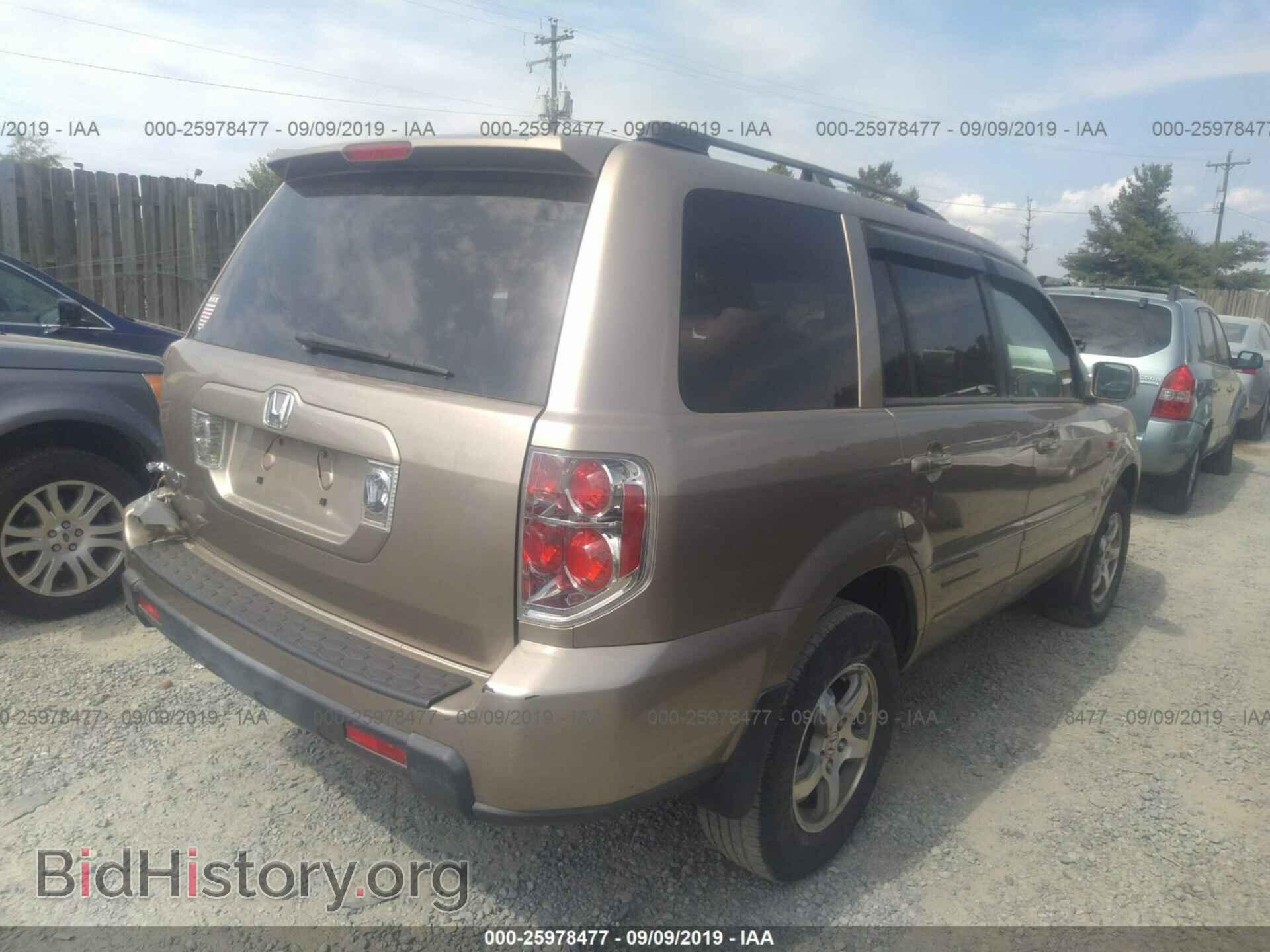 2006 HONDA PILOT - VIN: 5FNYF285X6B004211 - Фото 4
