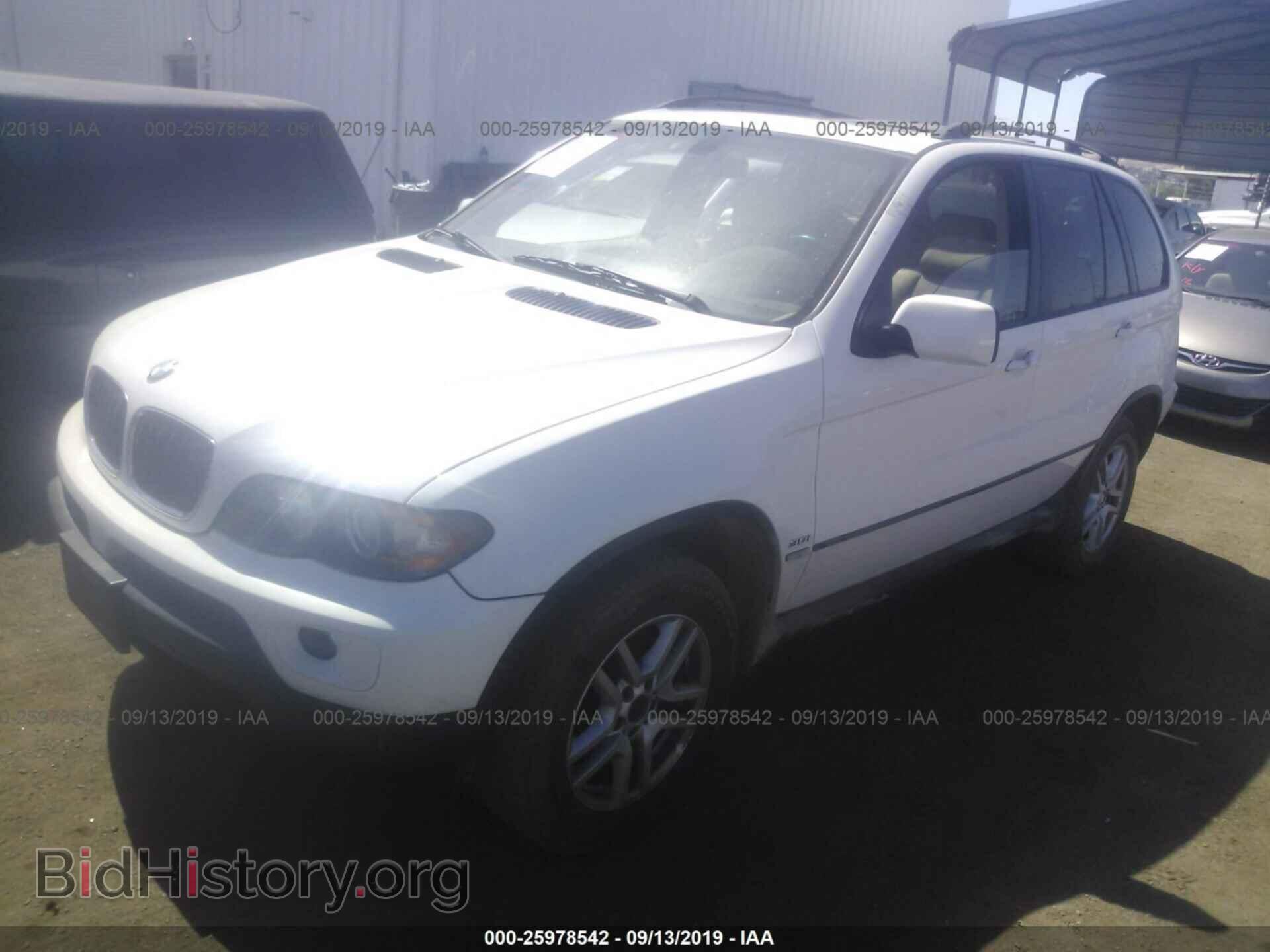 2005 BMW X5 - VIN: 5UXFA13525LY20234 - Фото 2