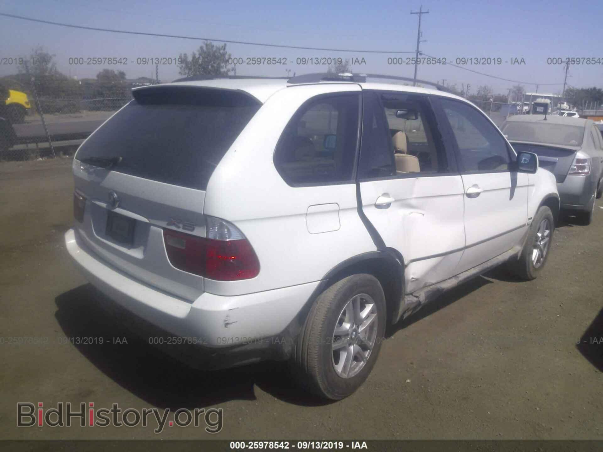 2005 BMW X5 - VIN: 5UXFA13525LY20234 - Фото 4