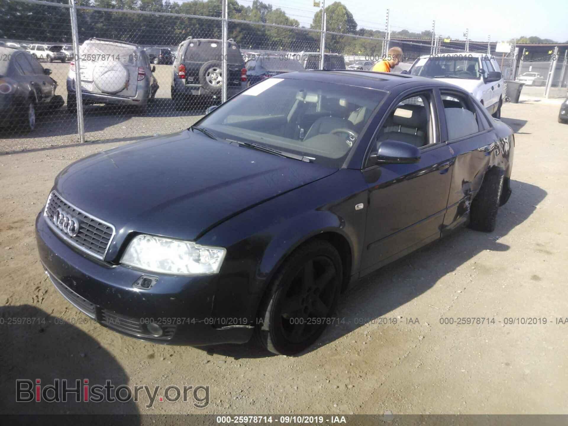 2005 AUDI A4 - VIN: WAULC68E25A125183 - Фото 2