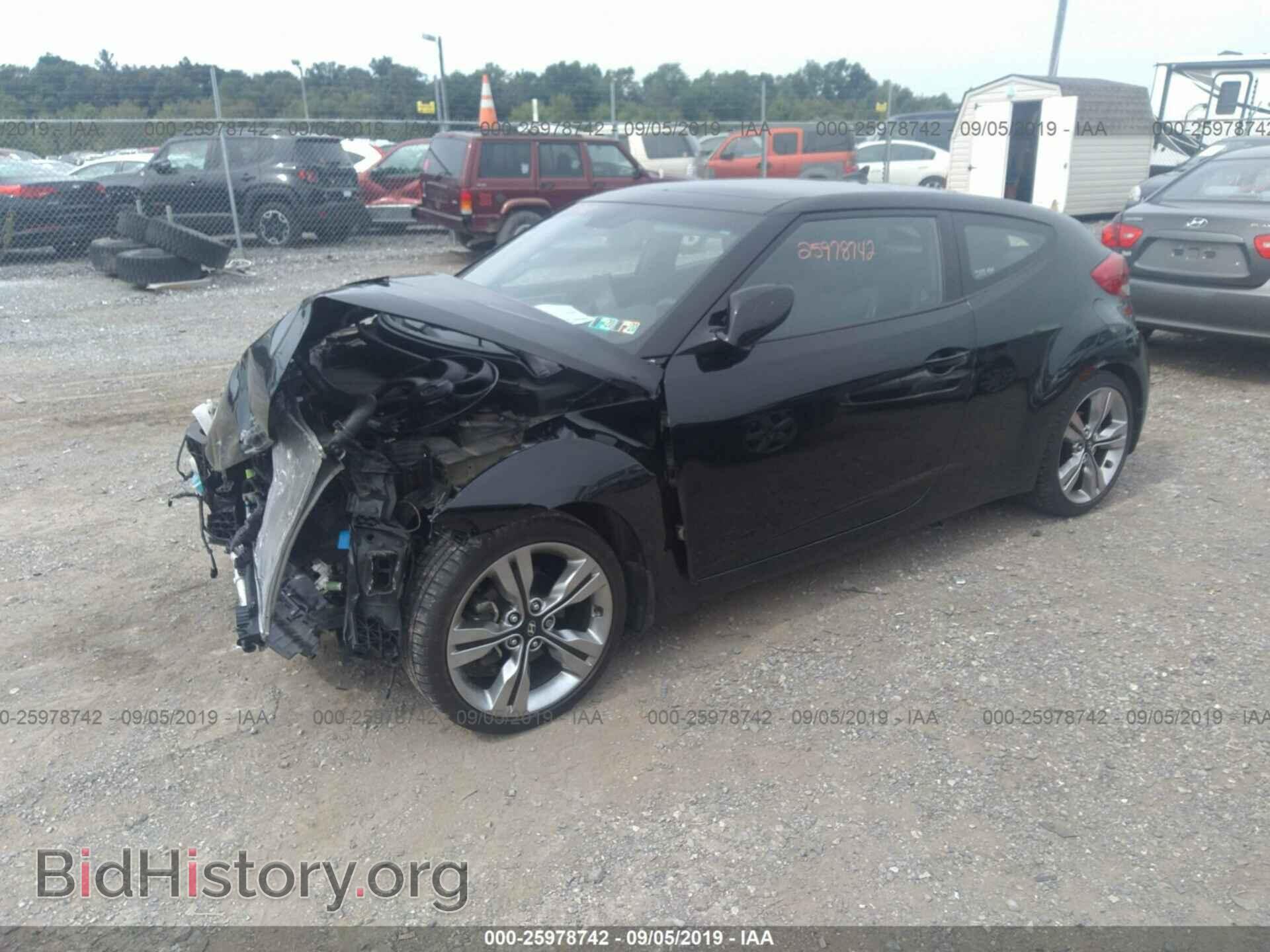 2013 HYUNDAI VELOSTER - VIN: KMHTC6AD4DU109547 - Фото 2