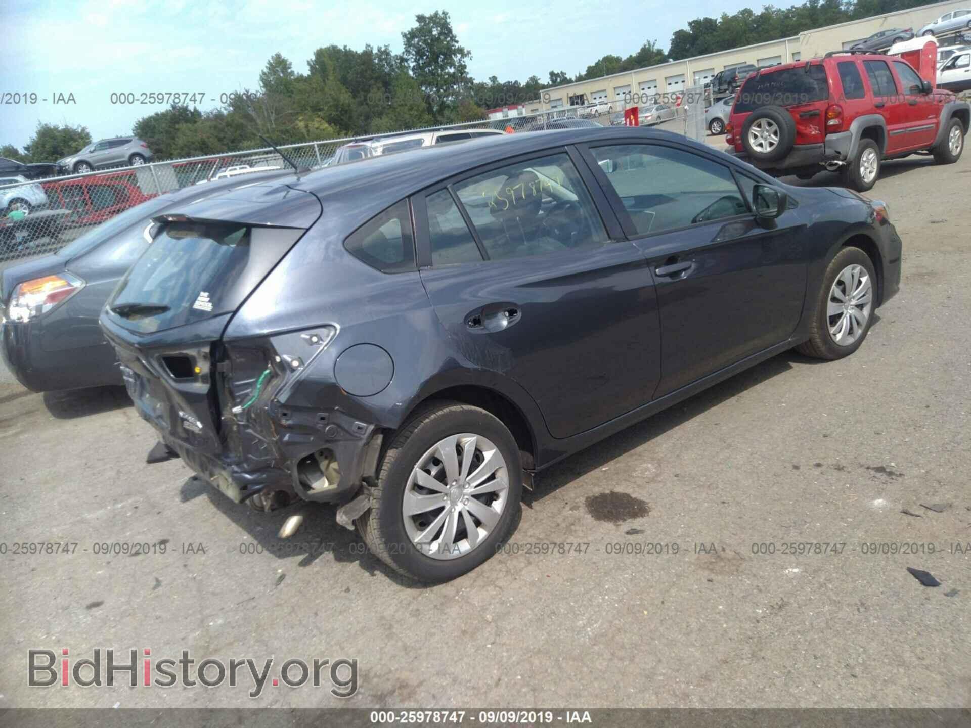 2017 SUBARU IMPREZA - VIN: 4S3GTAA67H3731002 - Фото 4