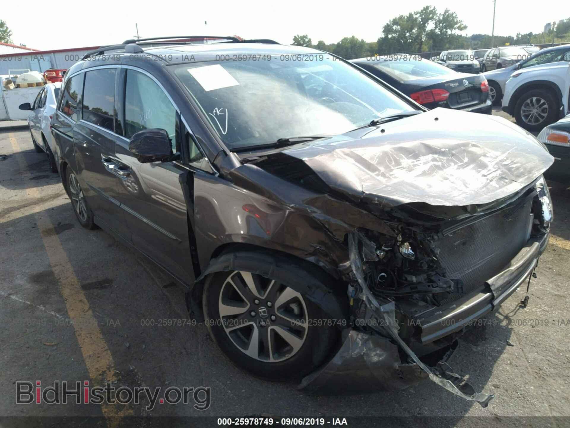 Фотография 5FNRL5H99FB106441 - HONDA ODYSSEY 2015