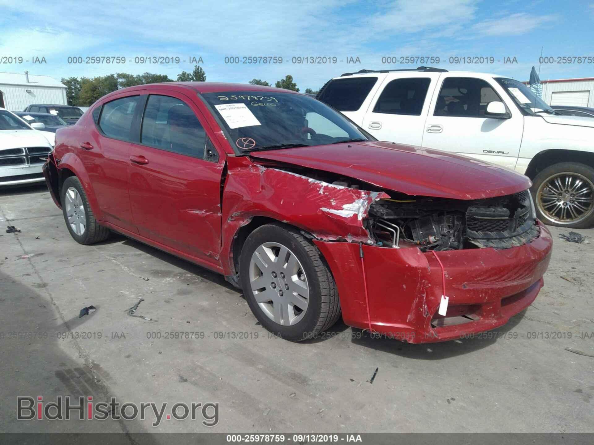 Photo 1C3CDZAB5DN617543 - DODGE AVENGER 2013