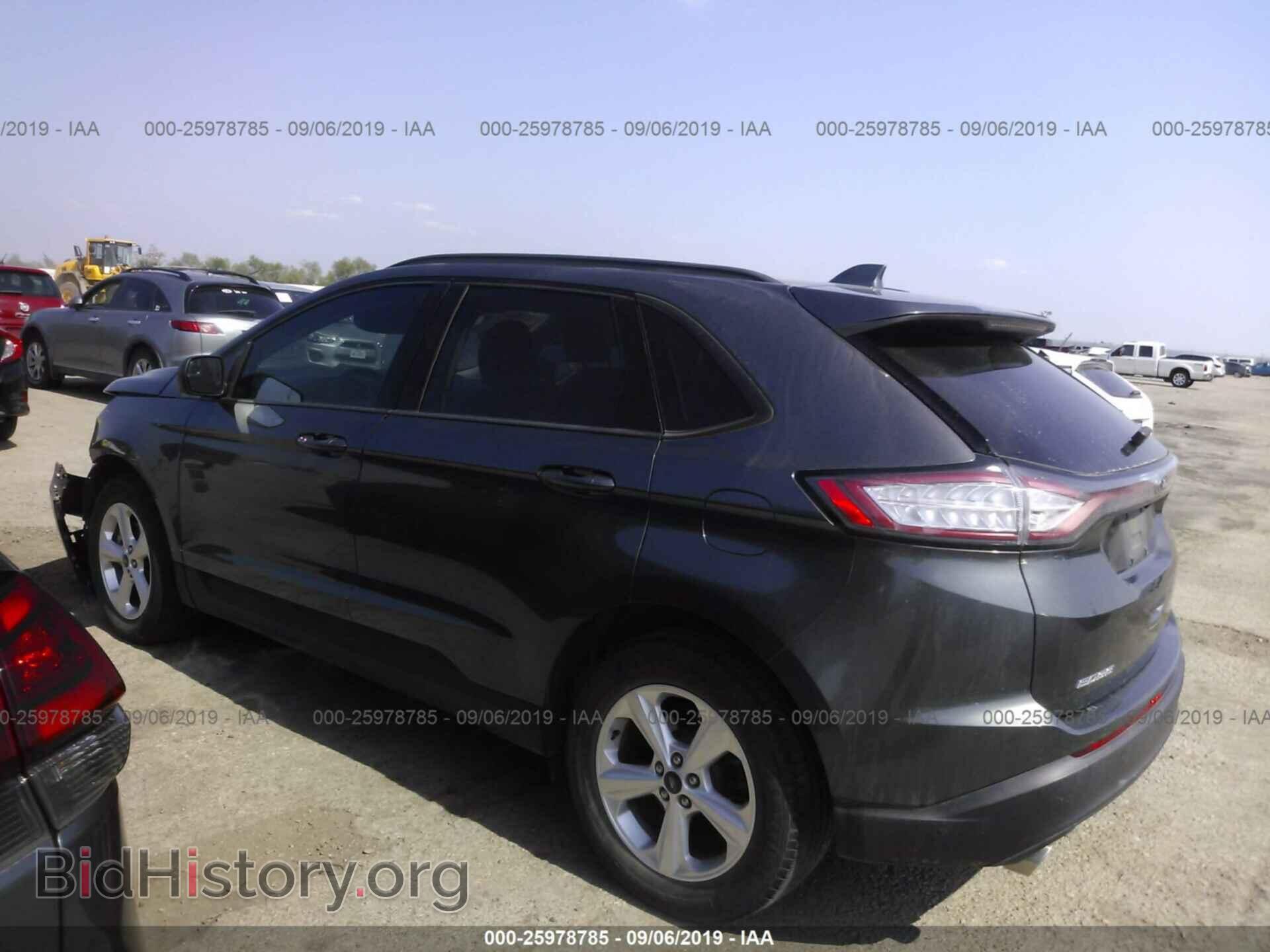 2015 FORD EDGE - VIN: 2FMTK3G83FBB96166 - Фото 3