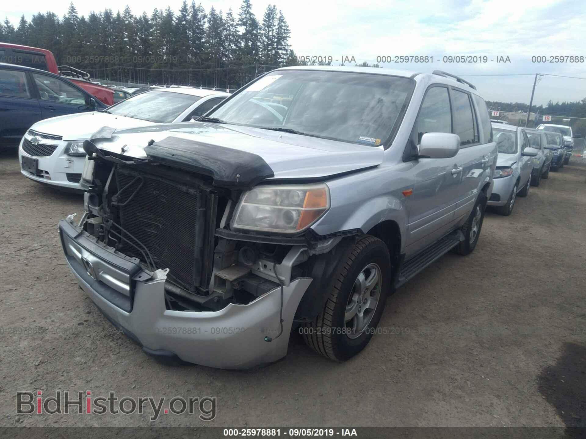 2006 HONDA PILOT - VIN: 2HKYF18486H523115 - Фото 2