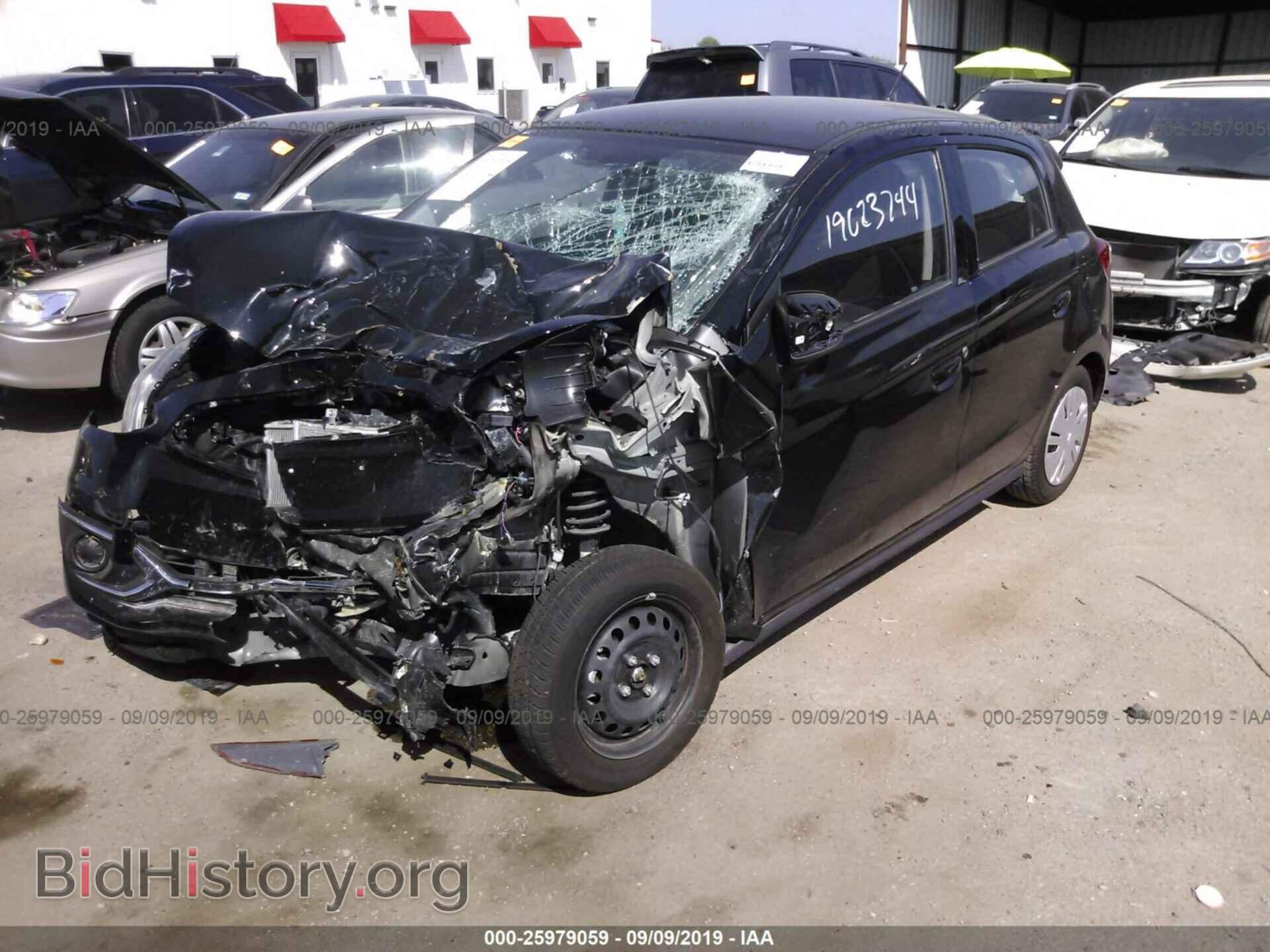2019 MITSUBISHI MIRAGE - VIN: ML32A3HJ7KH010343 - Фото 2