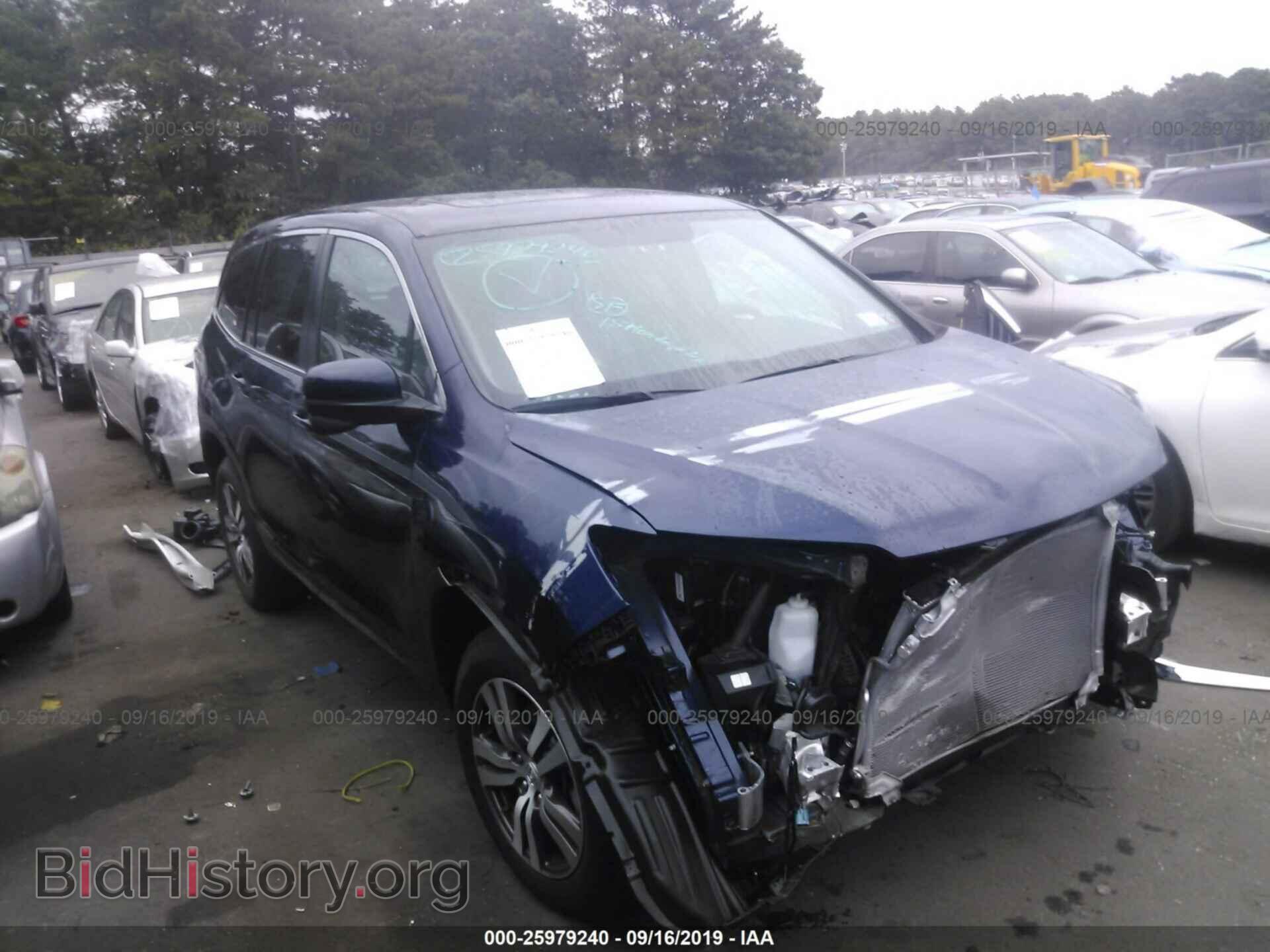 Фотография 5FNYF6H54JB026012 - HONDA PILOT 2018
