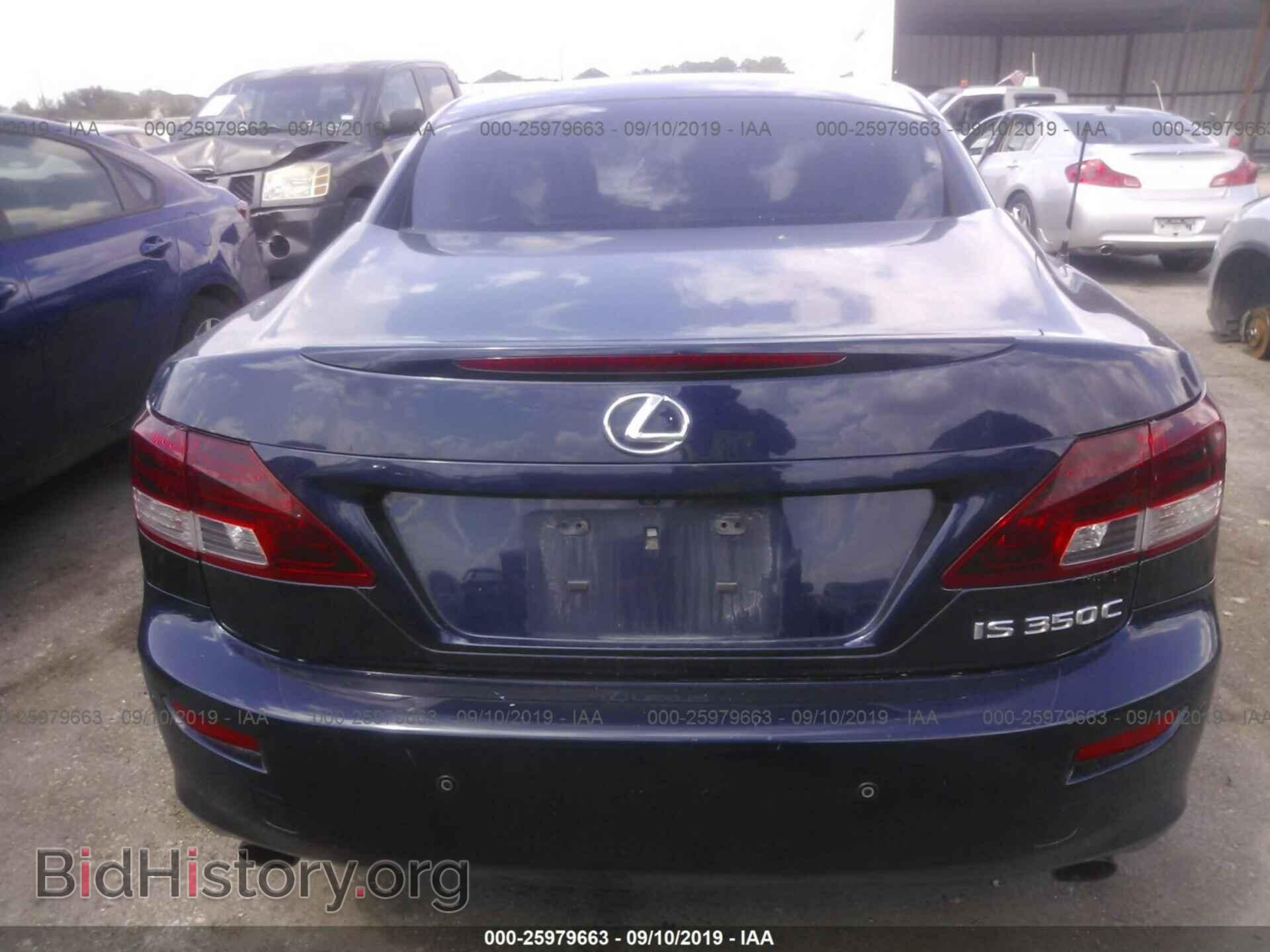2011 LEXUS IS - VIN: JTHFE2C21B2506818 - Фото 6